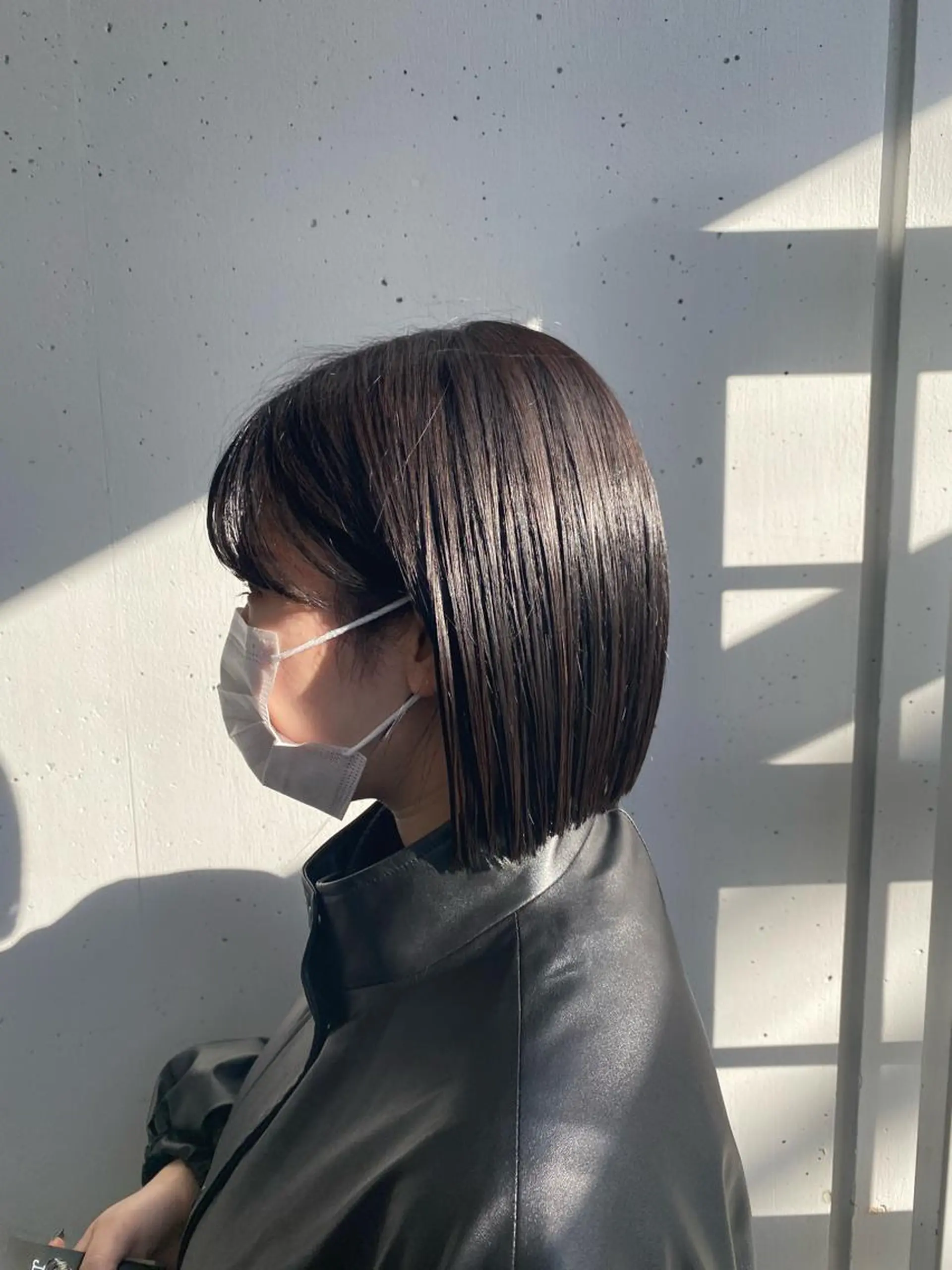 ショート カラー 黒髪 ブルーカラー ブルーブラック お任せヘア☘️☘️ 及川渚のヘアスタイル