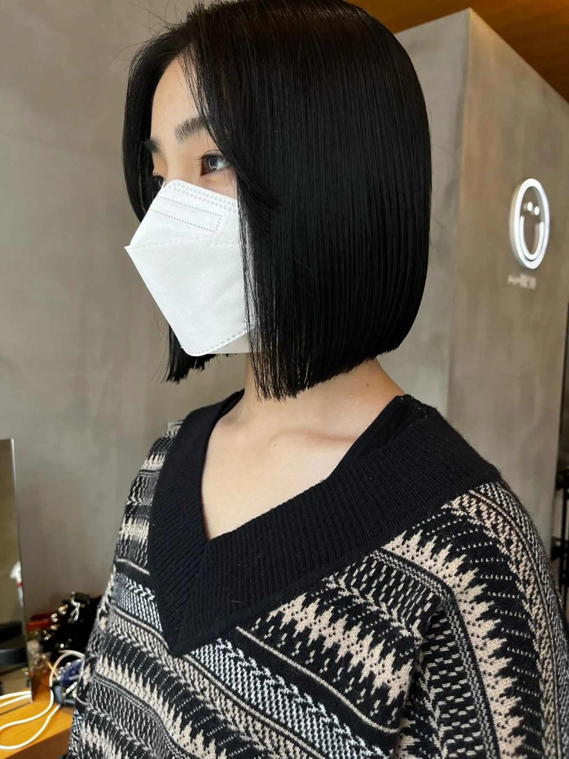 ミディアム ボブ&透明感カラー ♡TOMOEのヘアスタイル