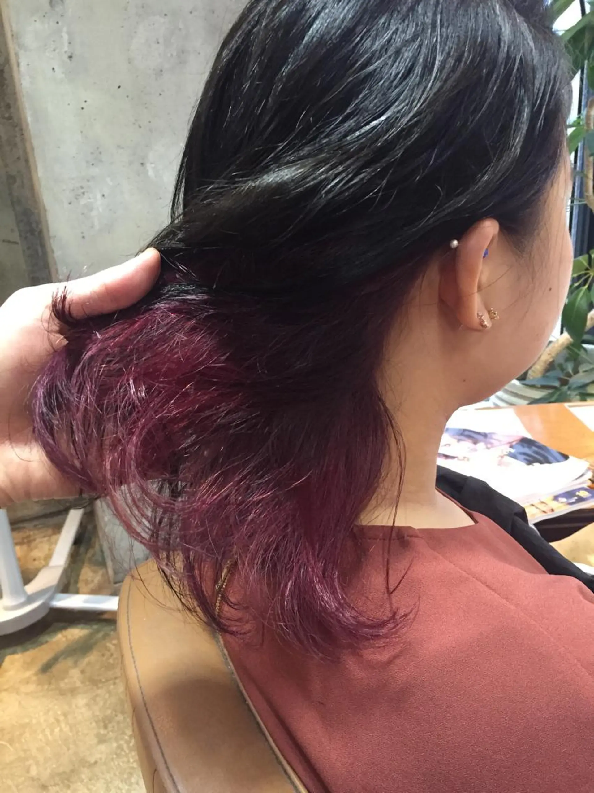 ミディアム カラー パーマ ヘアアレンジ メンズ キッズ ネイル マツエク・マツパ ピンクカラー カラーマツエク ピンク サロンドミルク 原宿のヘアスタイル