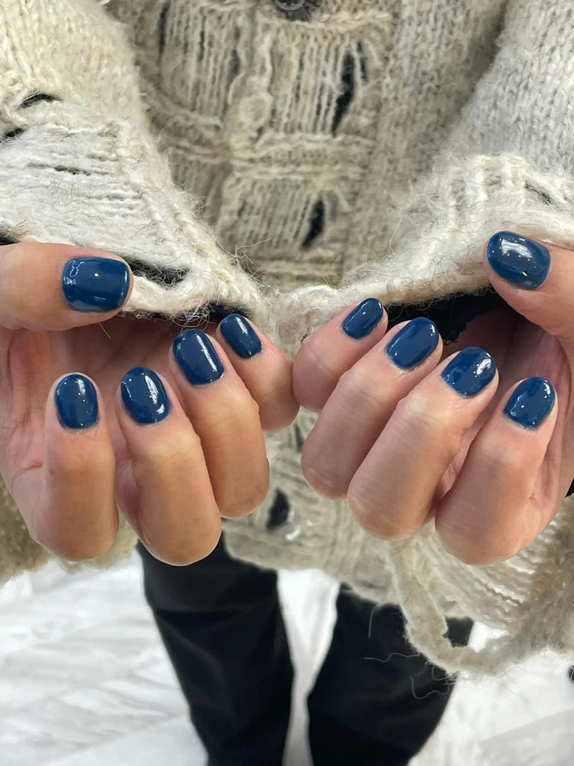 ネイル ワンカラーネイル モモ 🍑のマツエク・マツパデザイン