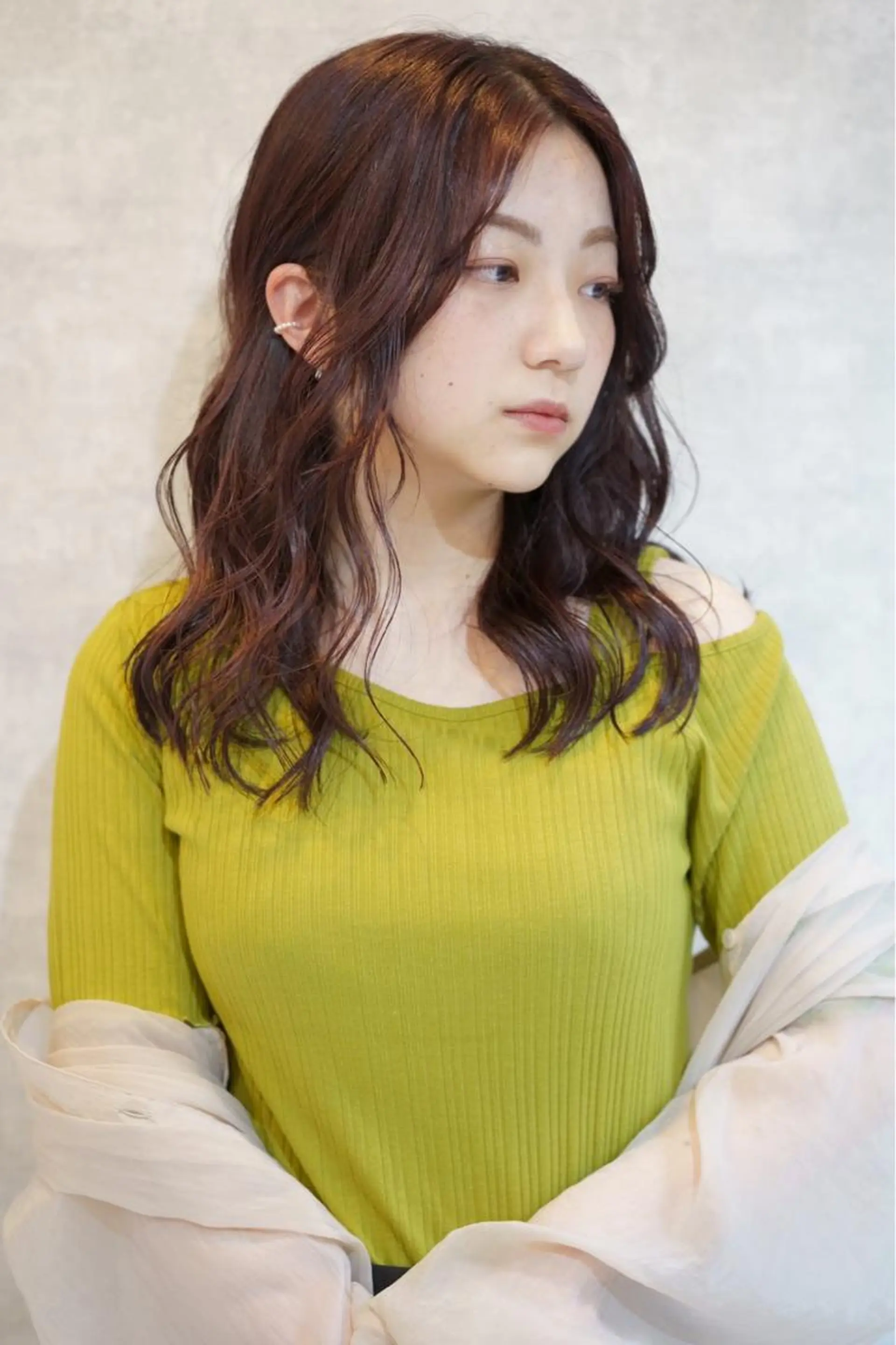 セミロング カラー Selene 難波店　HIROKIのヘアスタイル