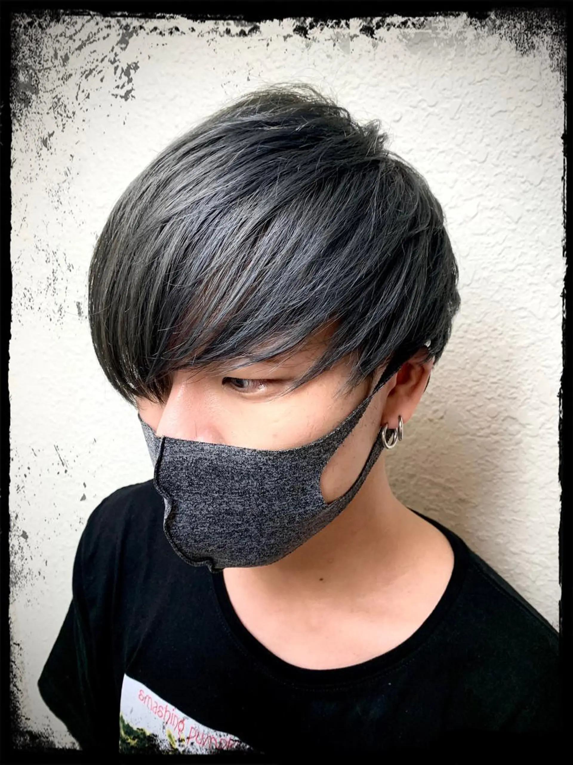 ミディアム メンズ LAGRECE大阪梅田店所属・美髪矯正・髪質改善 【中村吉孝】のヘアスタイル