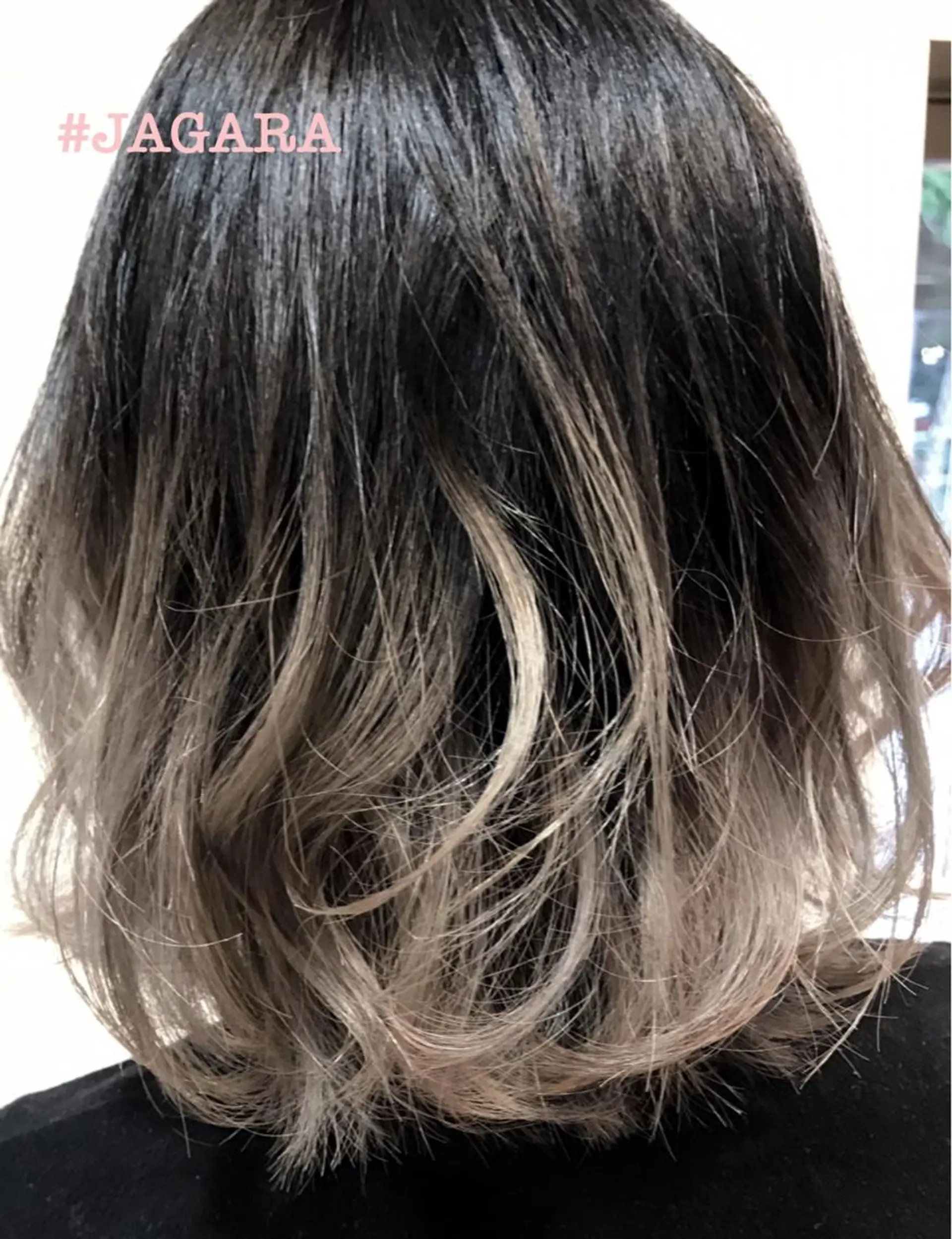 ミディアム カラー パーマ、髪質改善 川崎祐介のヘアスタイル