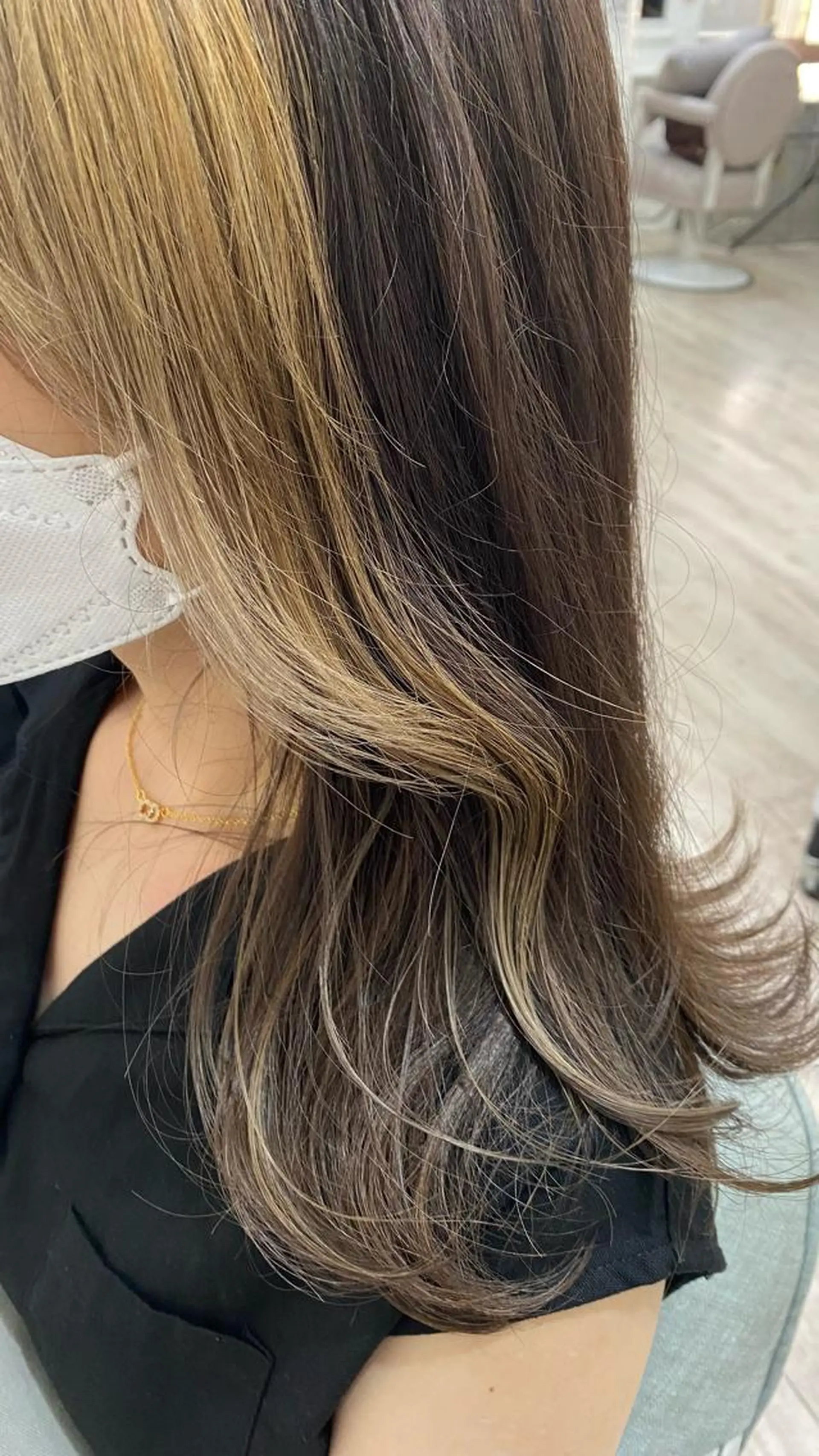 ミディアム カラー EKOLU所属・髪質改善サロン🫧 戎谷栞菜のヘアスタイル