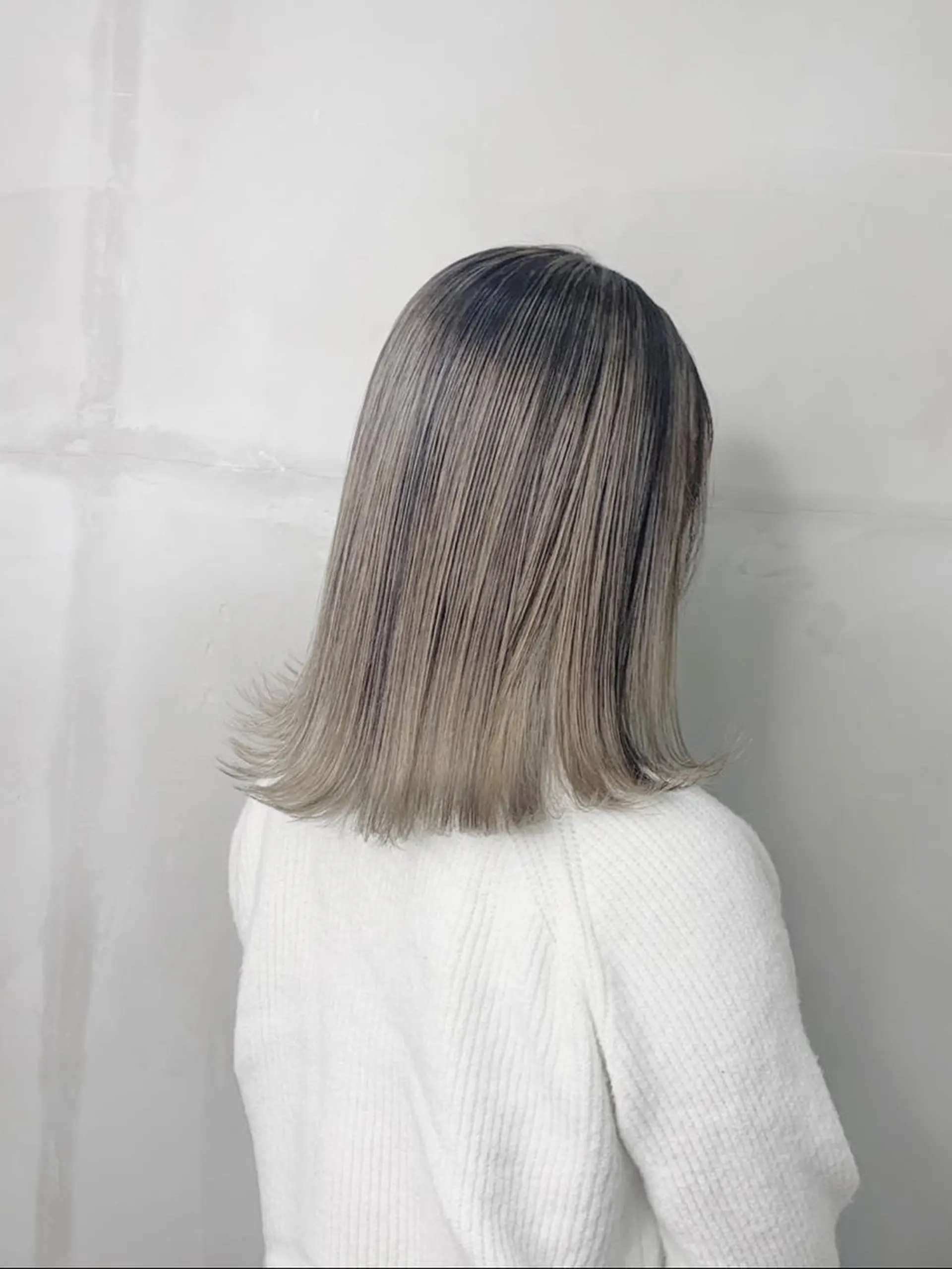 ミディアム ヘアカラー トリートメント 河野 圭三のヘアスタイル