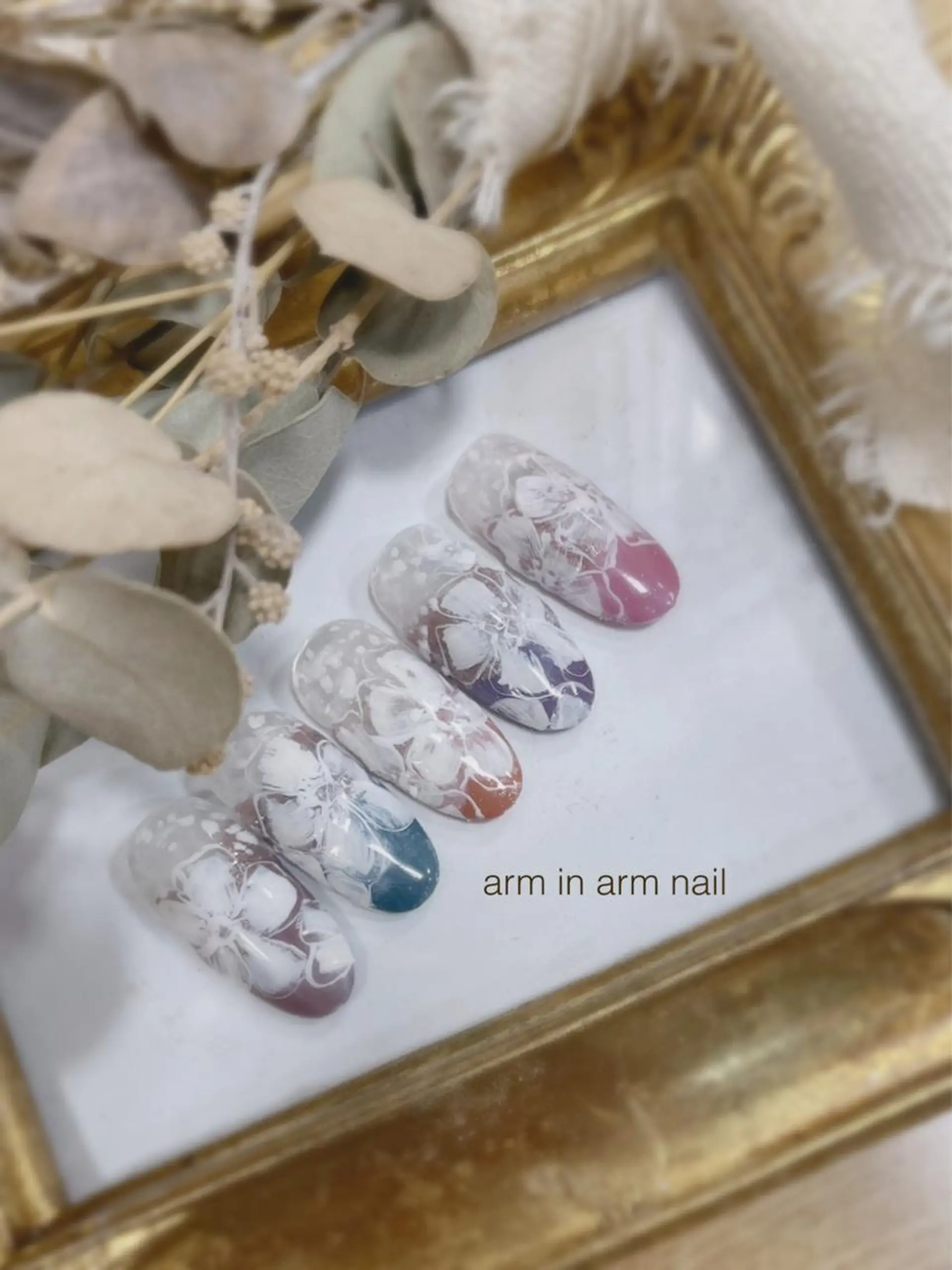 ネイル arm in arm ︎✿Yamamotoのマツエク・マツパデザイン