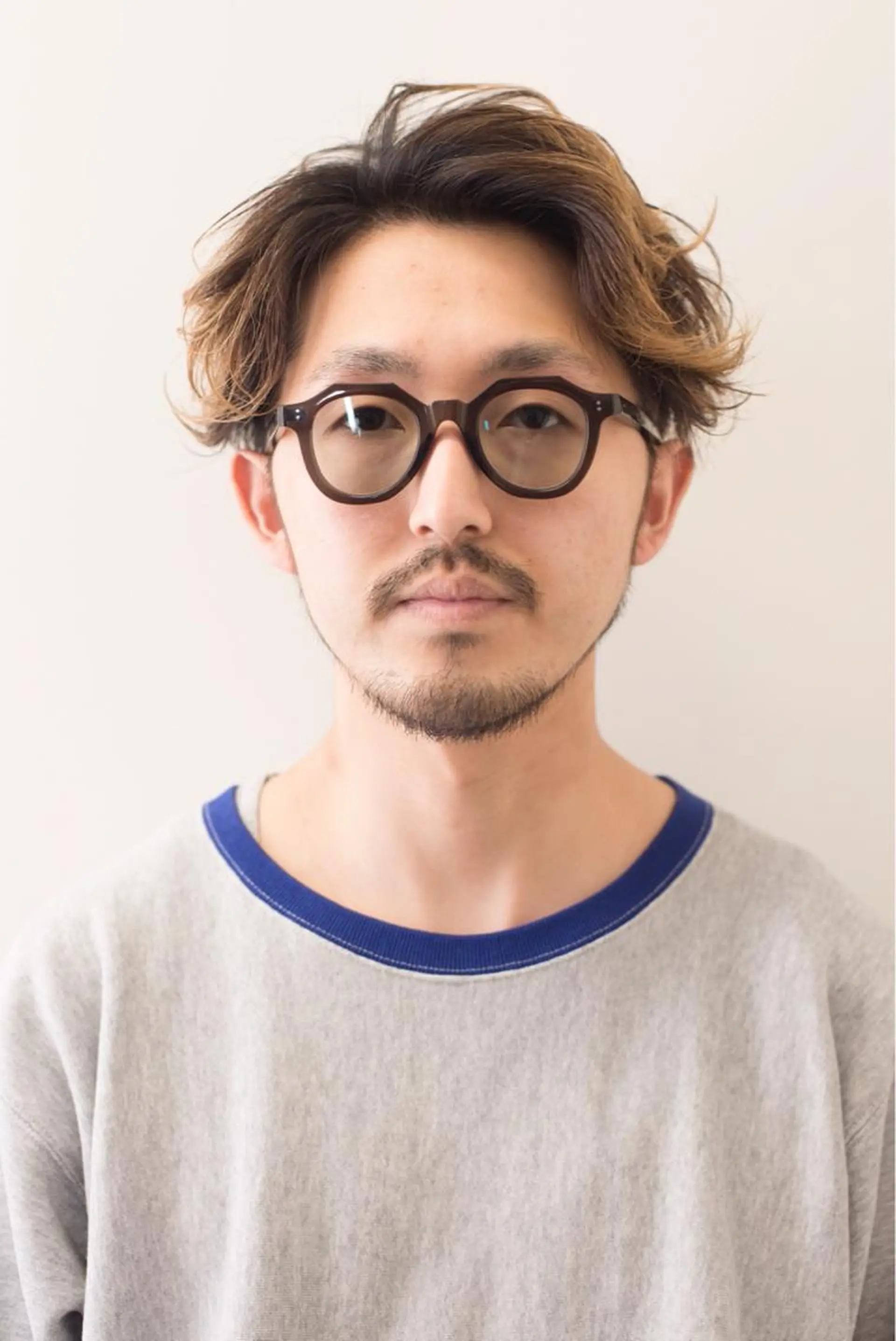 ミディアム メンズ 千葉 慎也のヘアスタイル