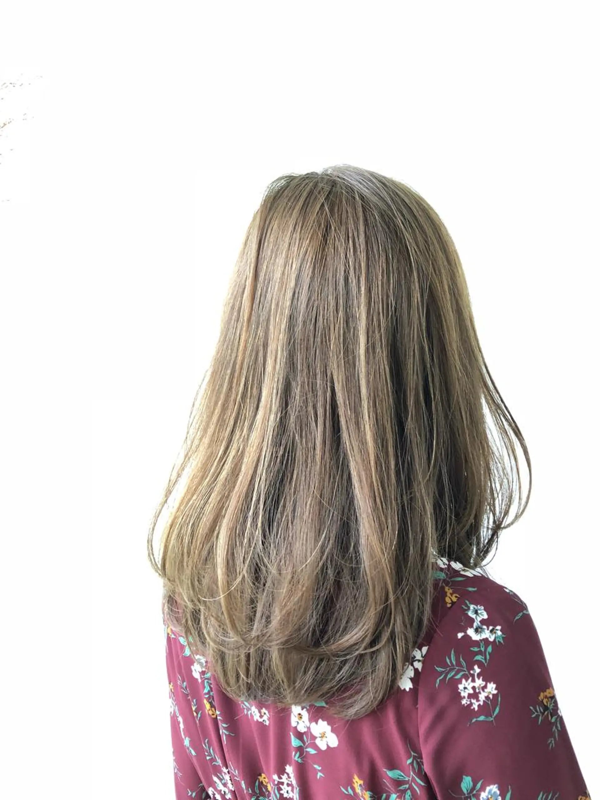 セミロング カラー セミロングパーマ 似合わせカット amber池袋所属・徳本 駿太のヘアスタイル