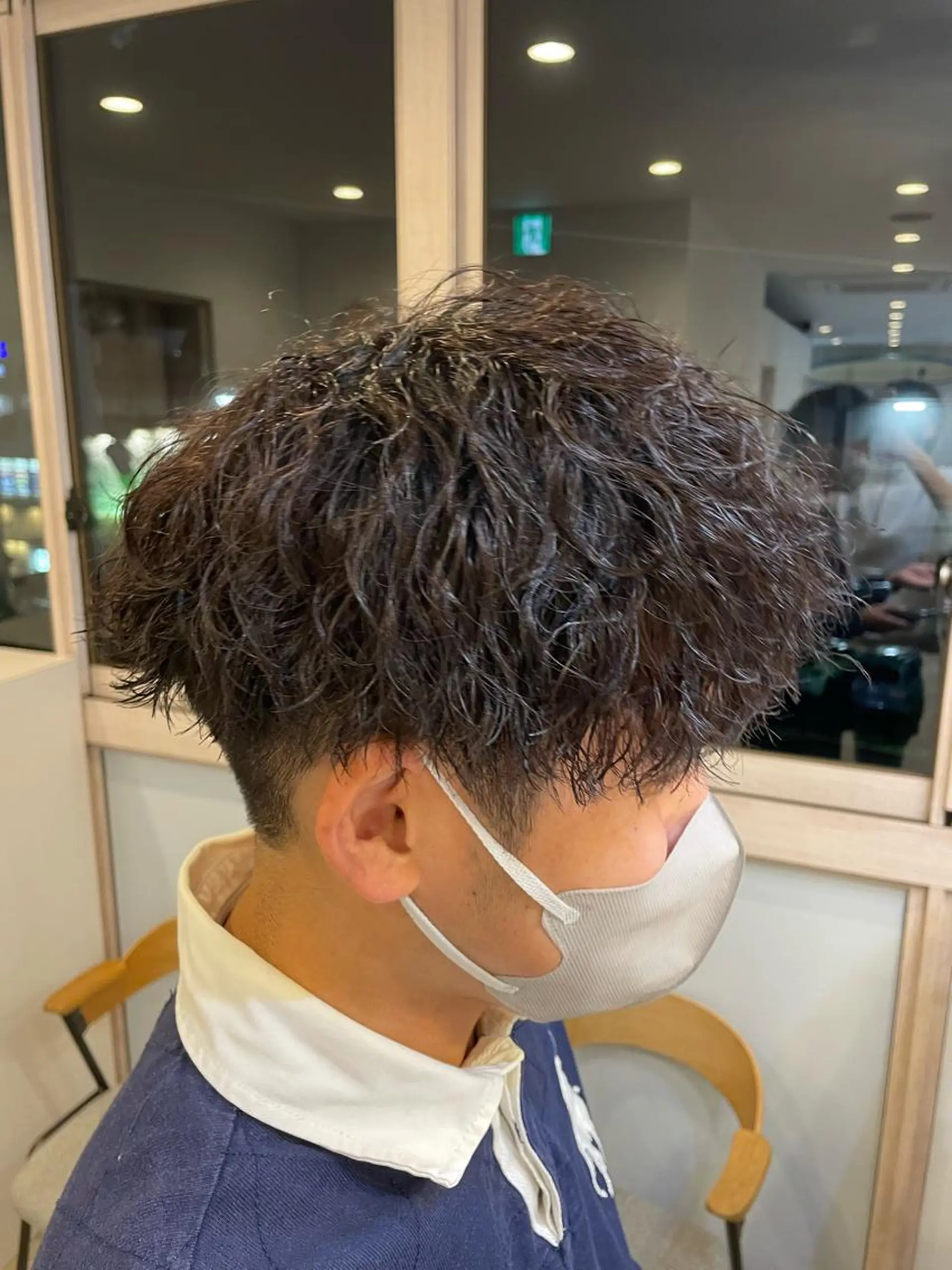パーマ メンズ miyon京都烏丸所属・山本 竜輔のヘアスタイル