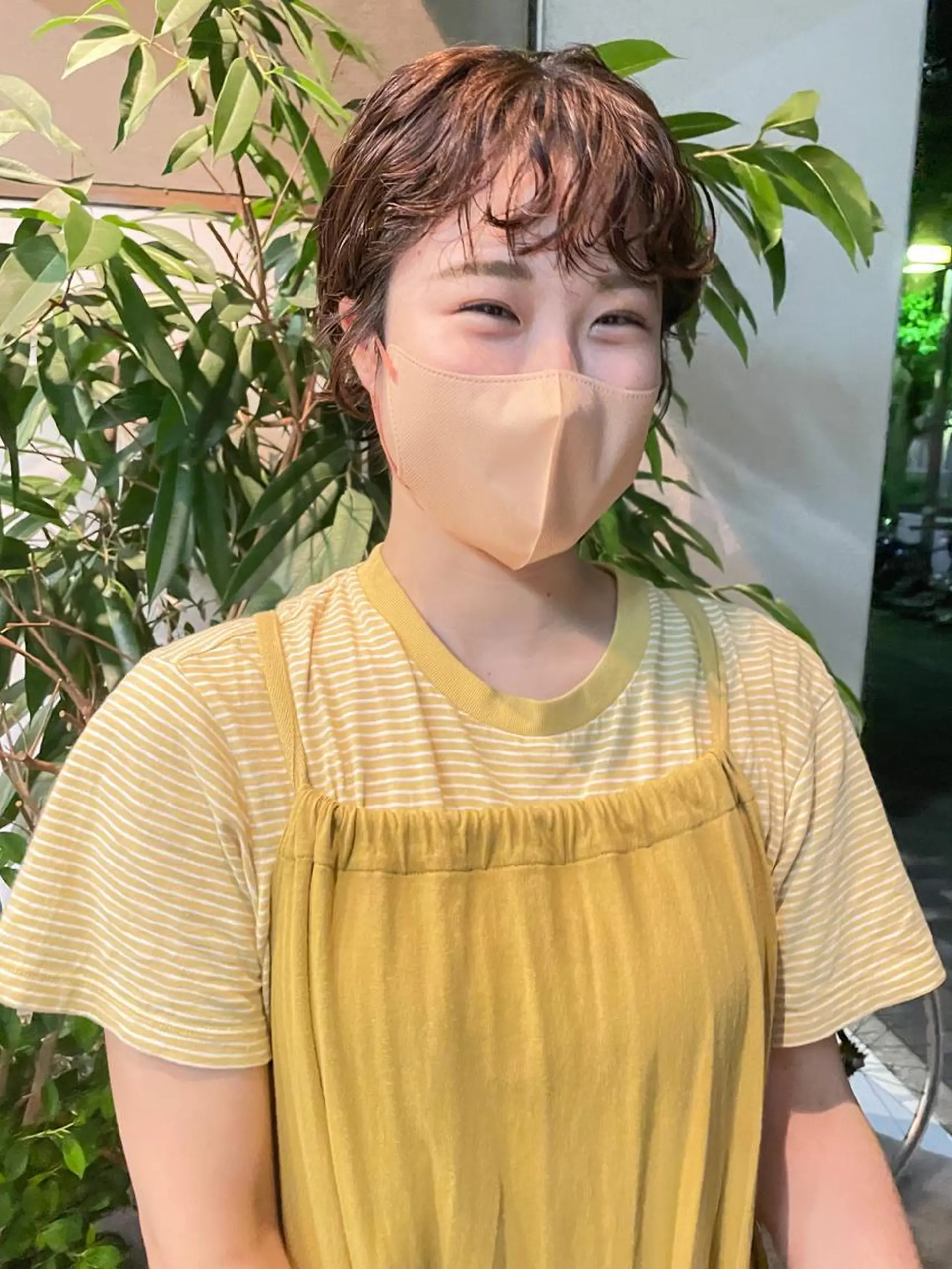 ショート パーマ パーマ/レイヤー 岩山丈一郎のヘアスタイル