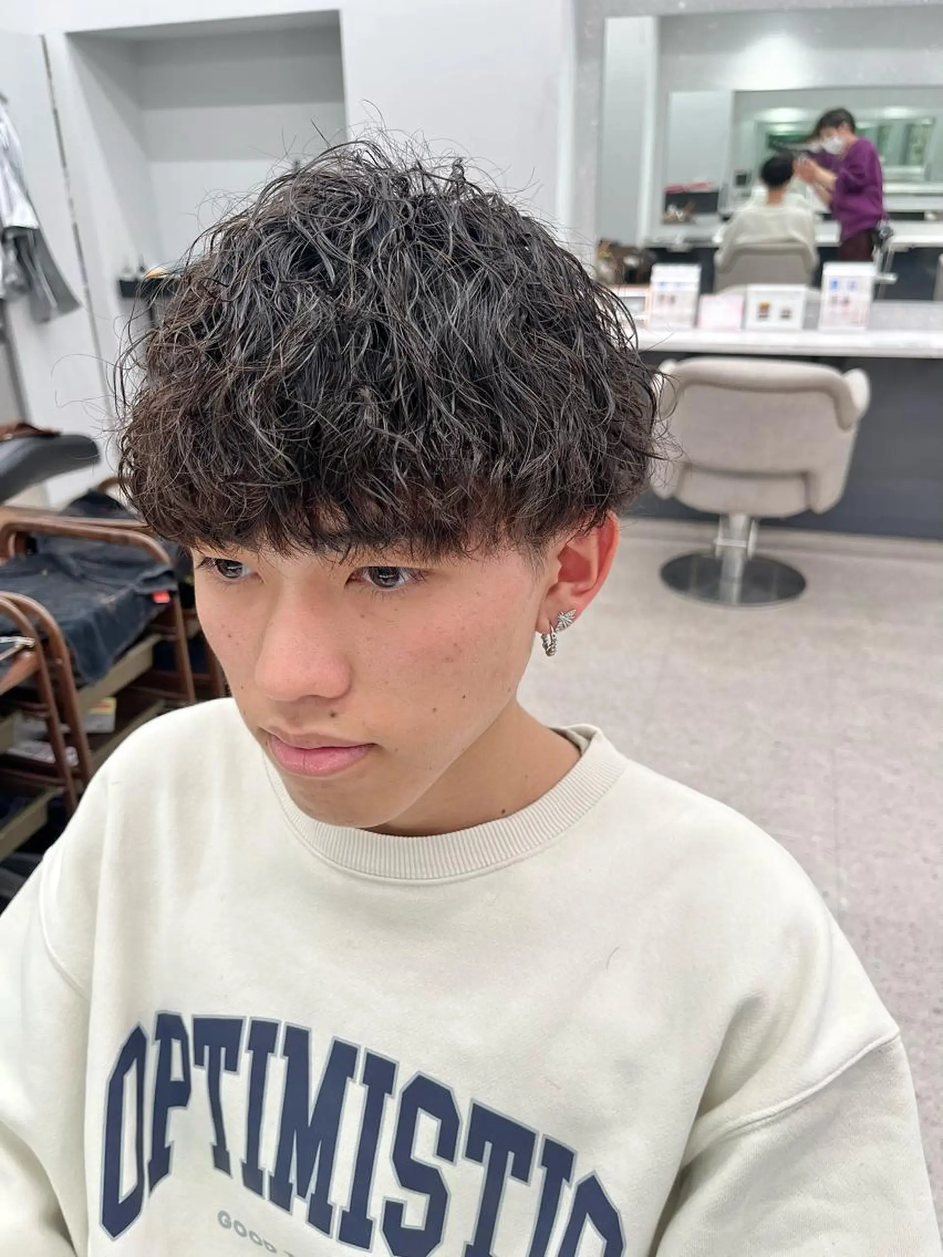 パーマ メンズ 🍐シャドウパーマ メンズ特化/守岡🍐のヘアスタイル