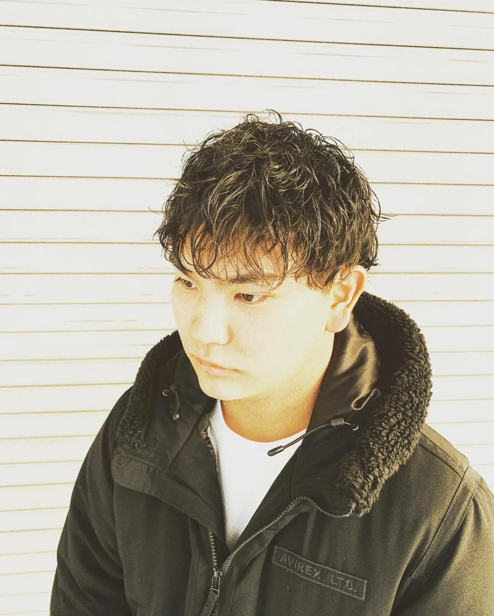 ショート パーマ メンズ マッシュ メンズパーマ CARNEL所属・メンズ専門CANEL かずまのヘアスタイル