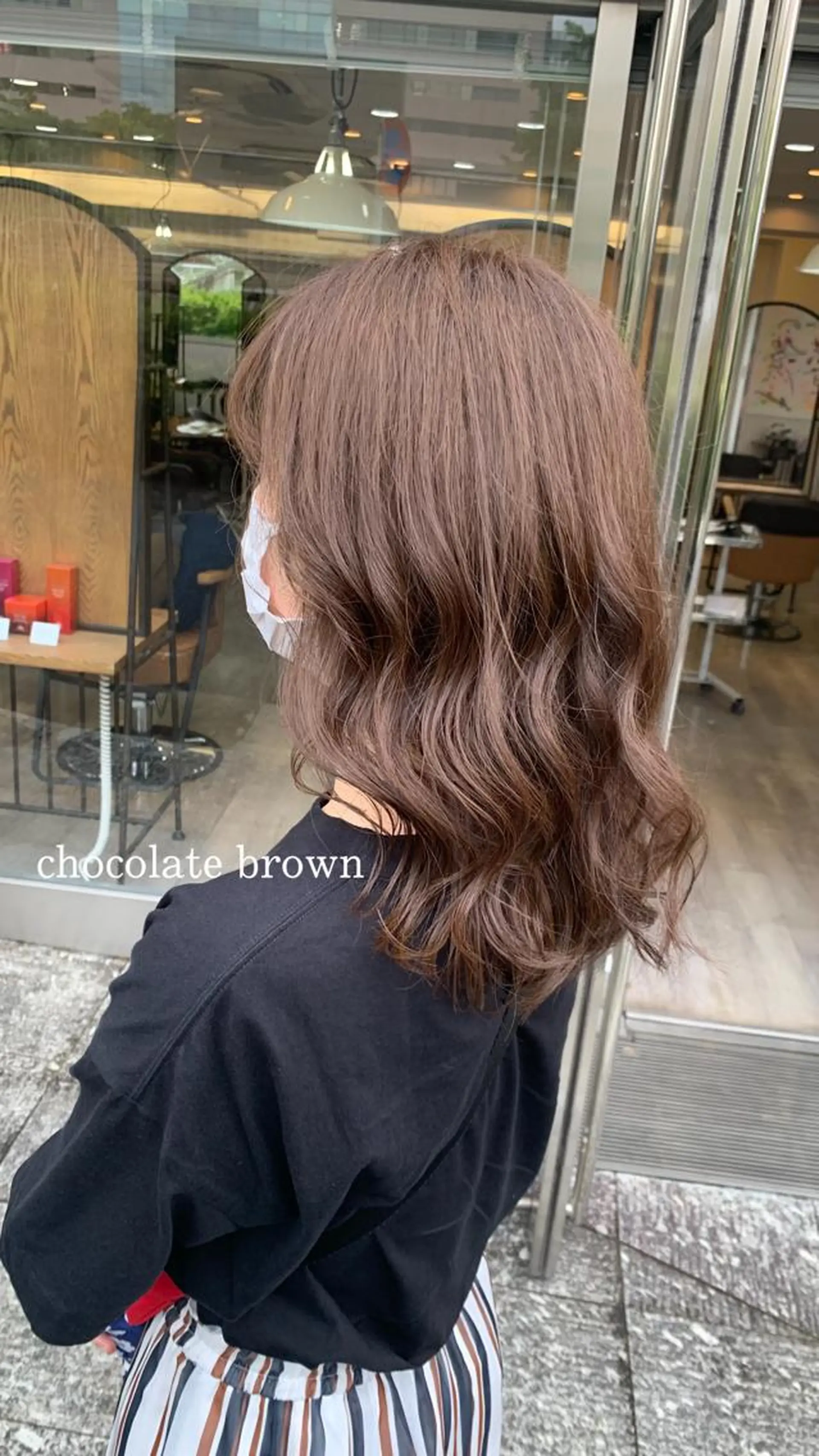 ロング カラー ベージュカラー 🌈re-room EIKI🇰🇷のヘアスタイル