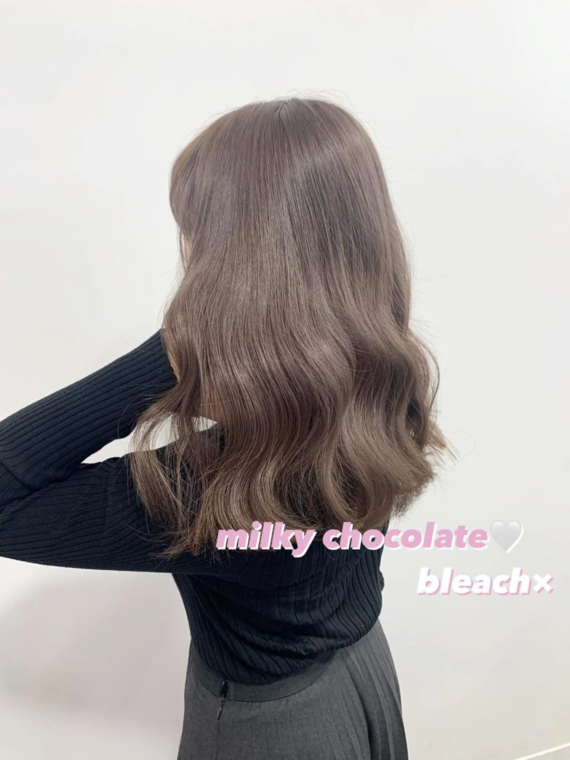 ミディアム カラー ブラウンカラー 就活ヘア レイヤー×グレージュ /ピンク🩷mioのヘアスタイル