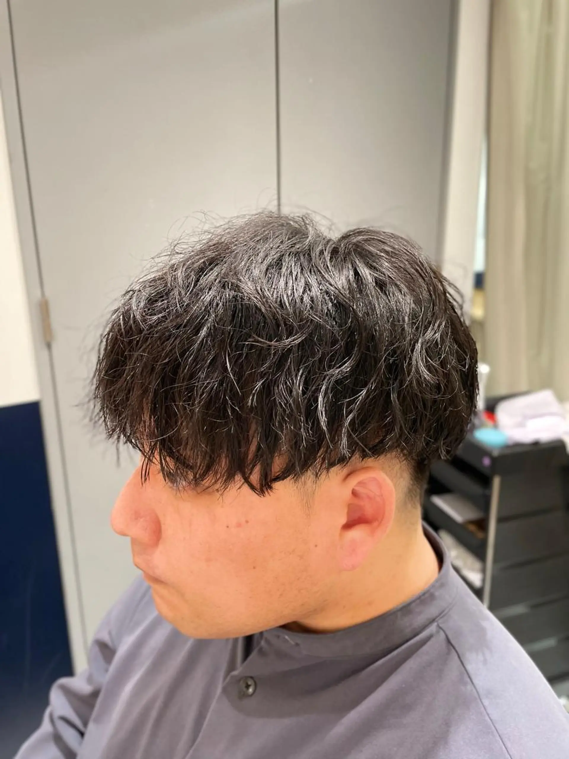 ショート パーマ メンズ 銀座メンズカット/ 銀座メンズパーマ/のヘアスタイル