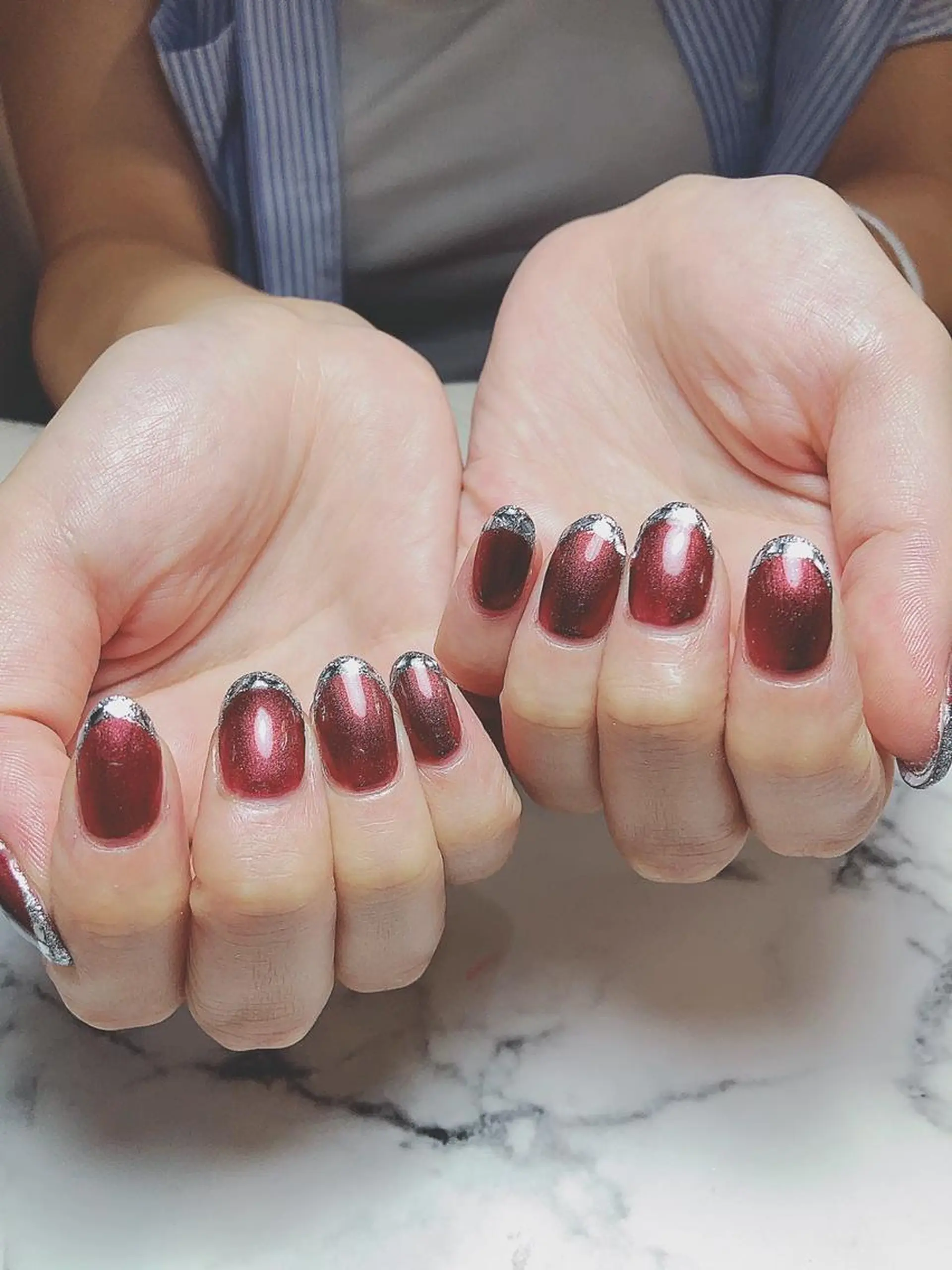 ネイル アートネイル ジェルネイル ニュアンスネイル パラジェル Nailist Honamiのネイルデザイン