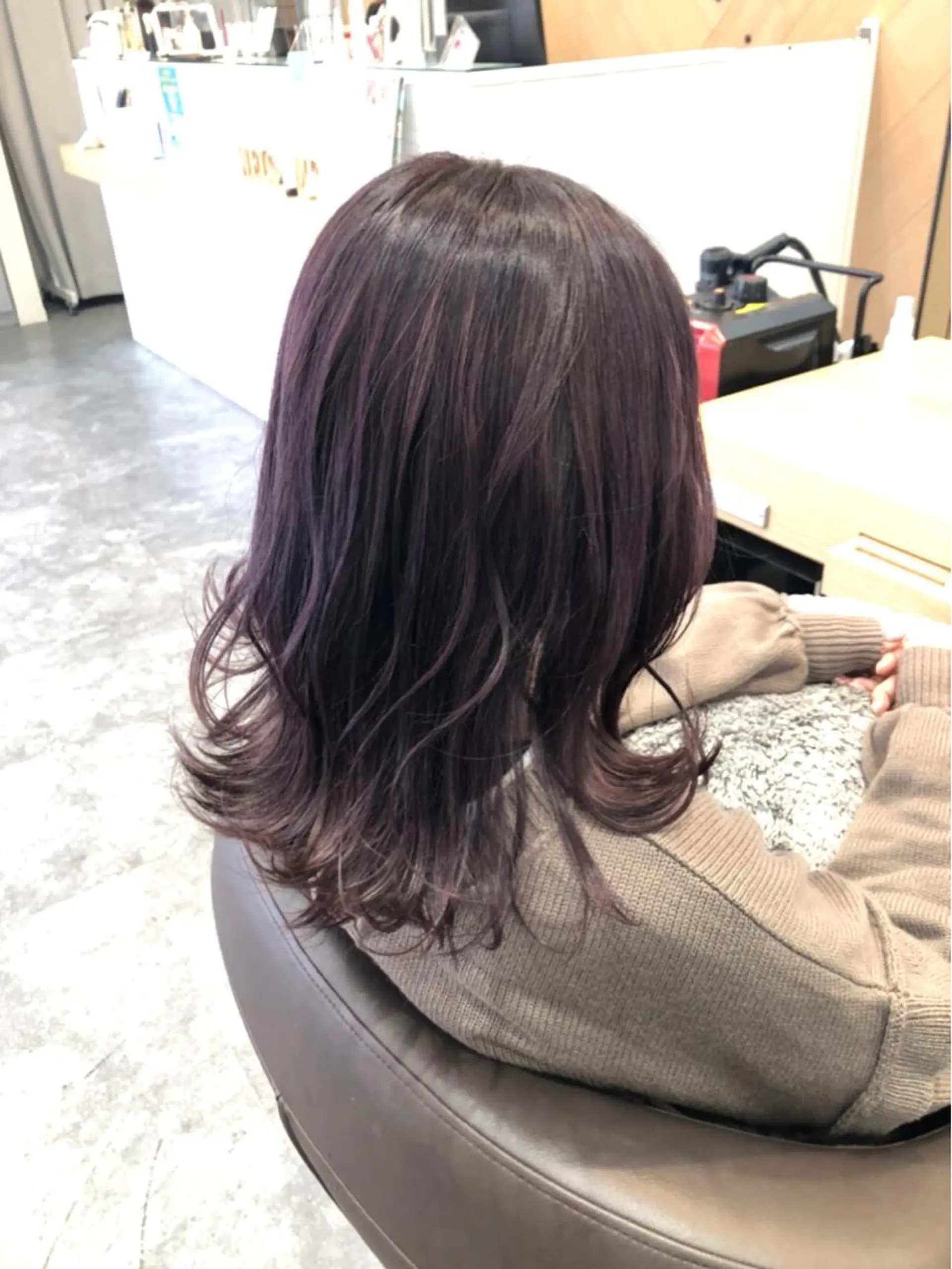 カラー ラベンダーカラー カット トリートメント ニスル　町田店所属・似合わせカットカラー 望月一生のヘアスタイル