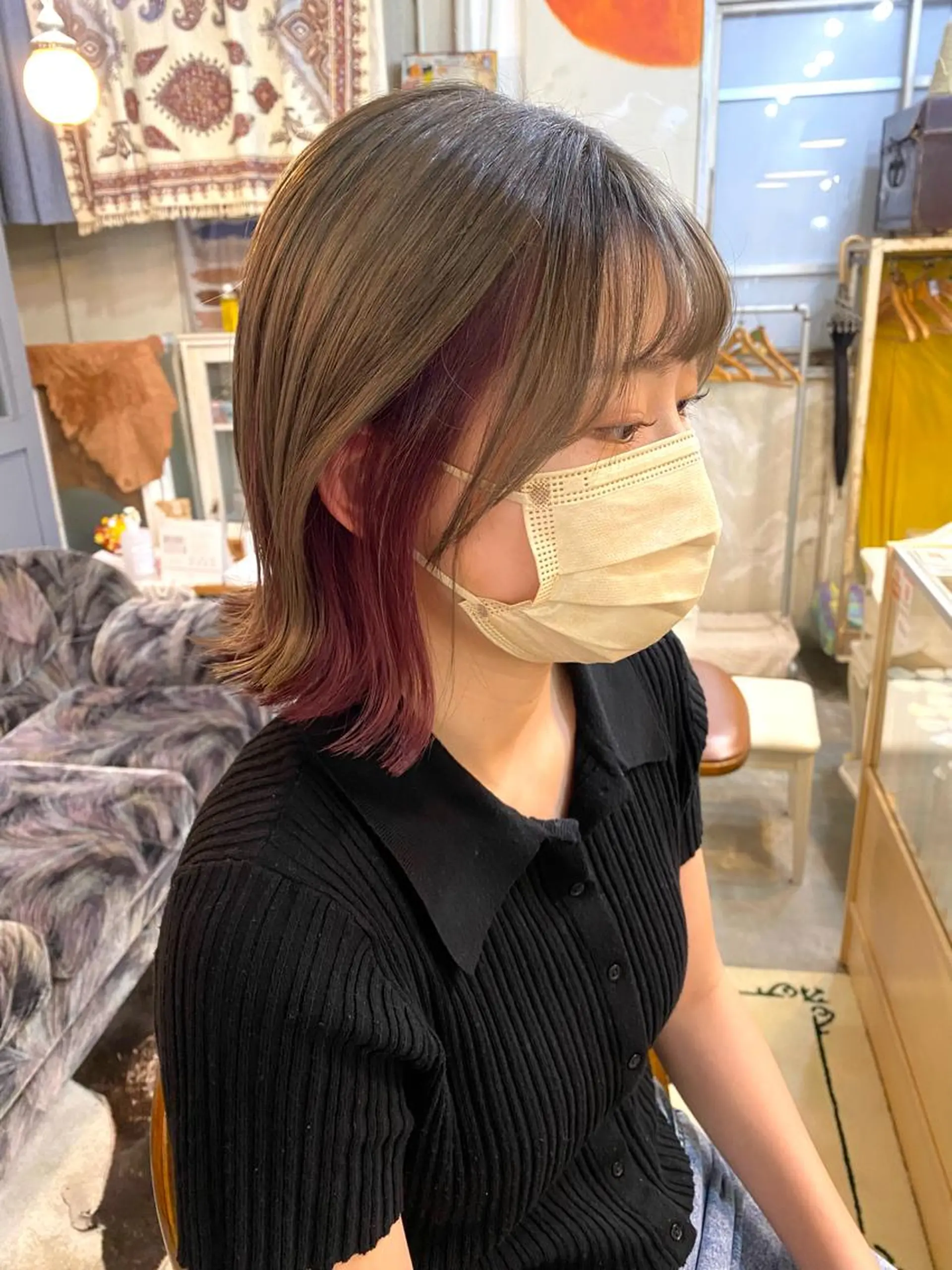 ミディアム YUIMARL岡山店 MIRAIのヘアスタイル