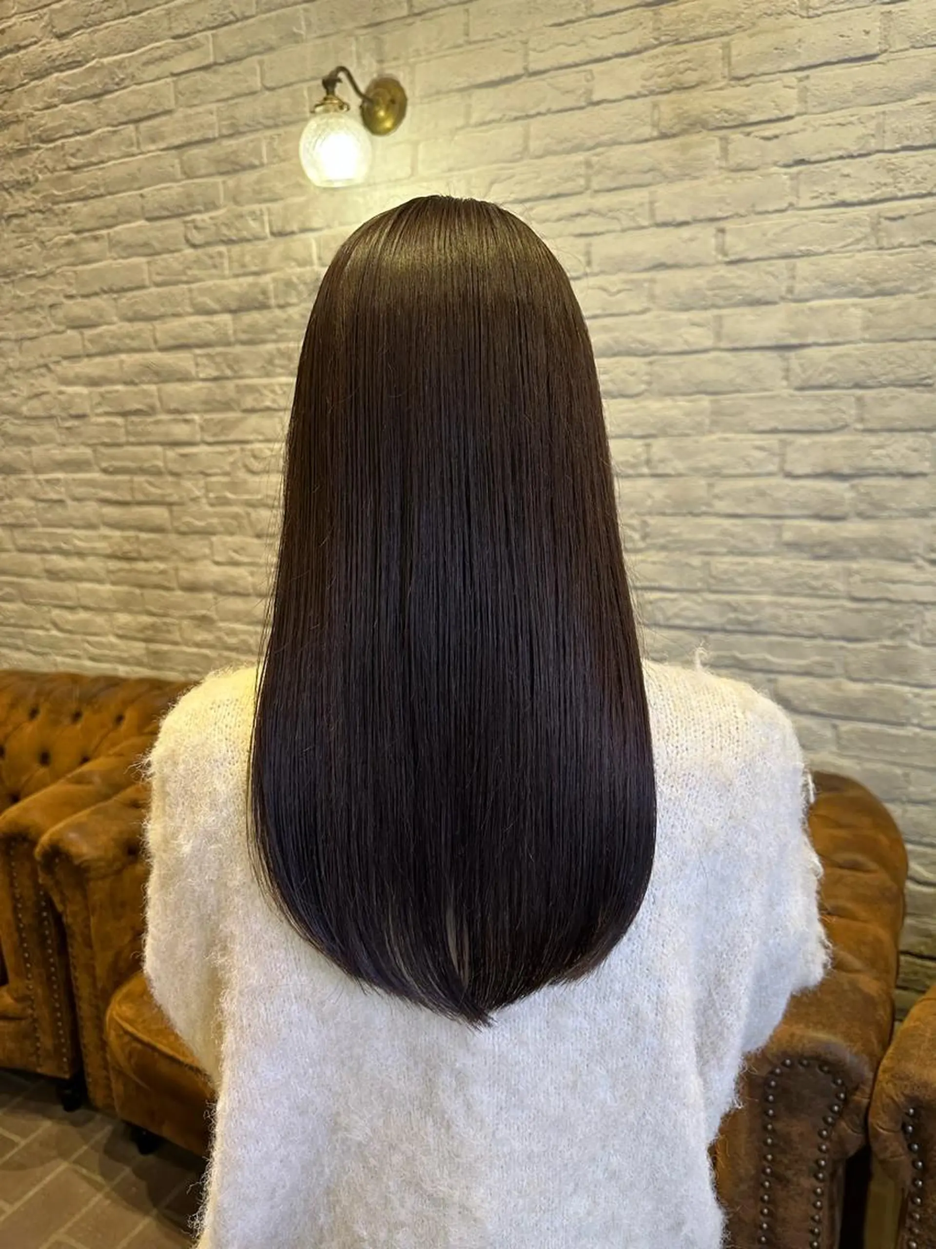 ロング 顔周りカット レイヤーカット 🫧RYOグレージュ /透け感カラー🫧のヘアスタイル