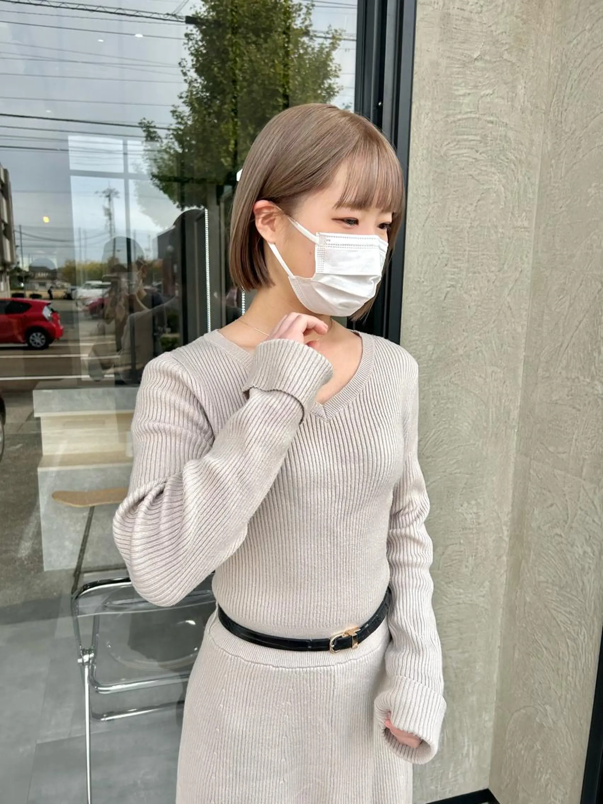 ショート カラー カット ヘアカラー トリートメント mood tatemachiのヘアスタイル