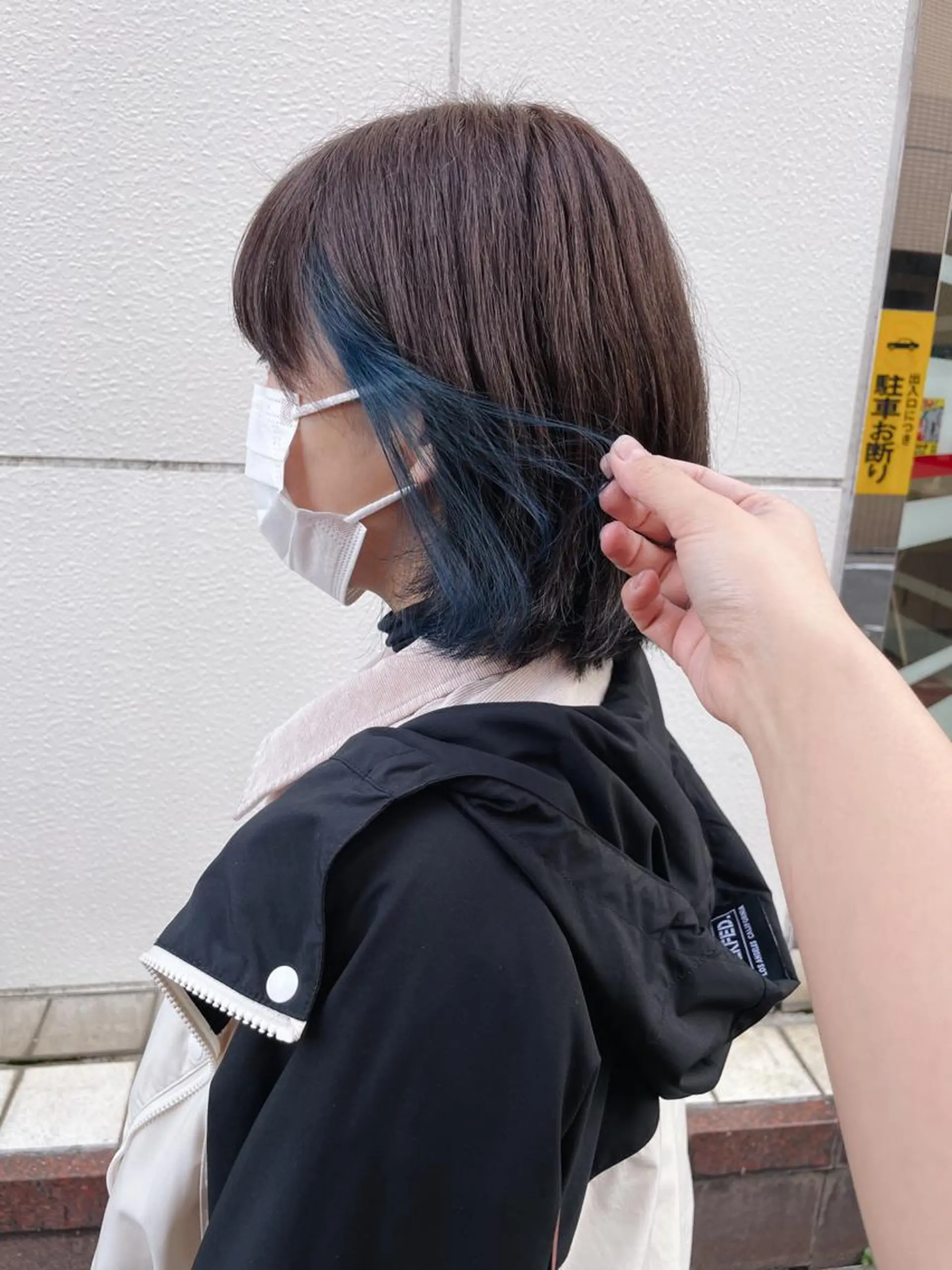 ミディアム カラー ブルーカラー インナーカラー 高橋 みく/ minimのヘアスタイル