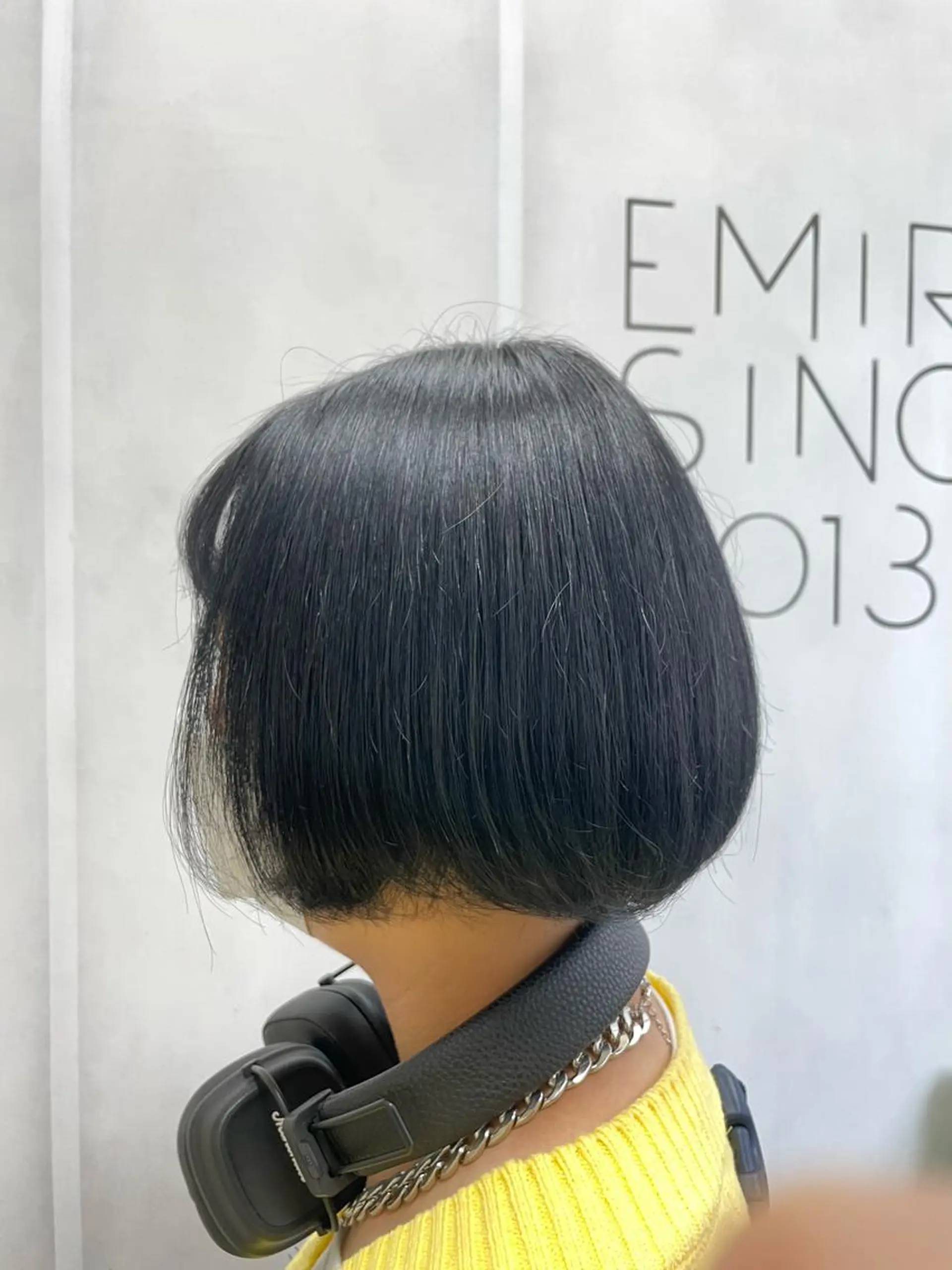 カラー 黒髪 ブルーカラー ブルーブラック 🐾Kenta🐾✰ ブリーチカラー✰のヘアスタイル