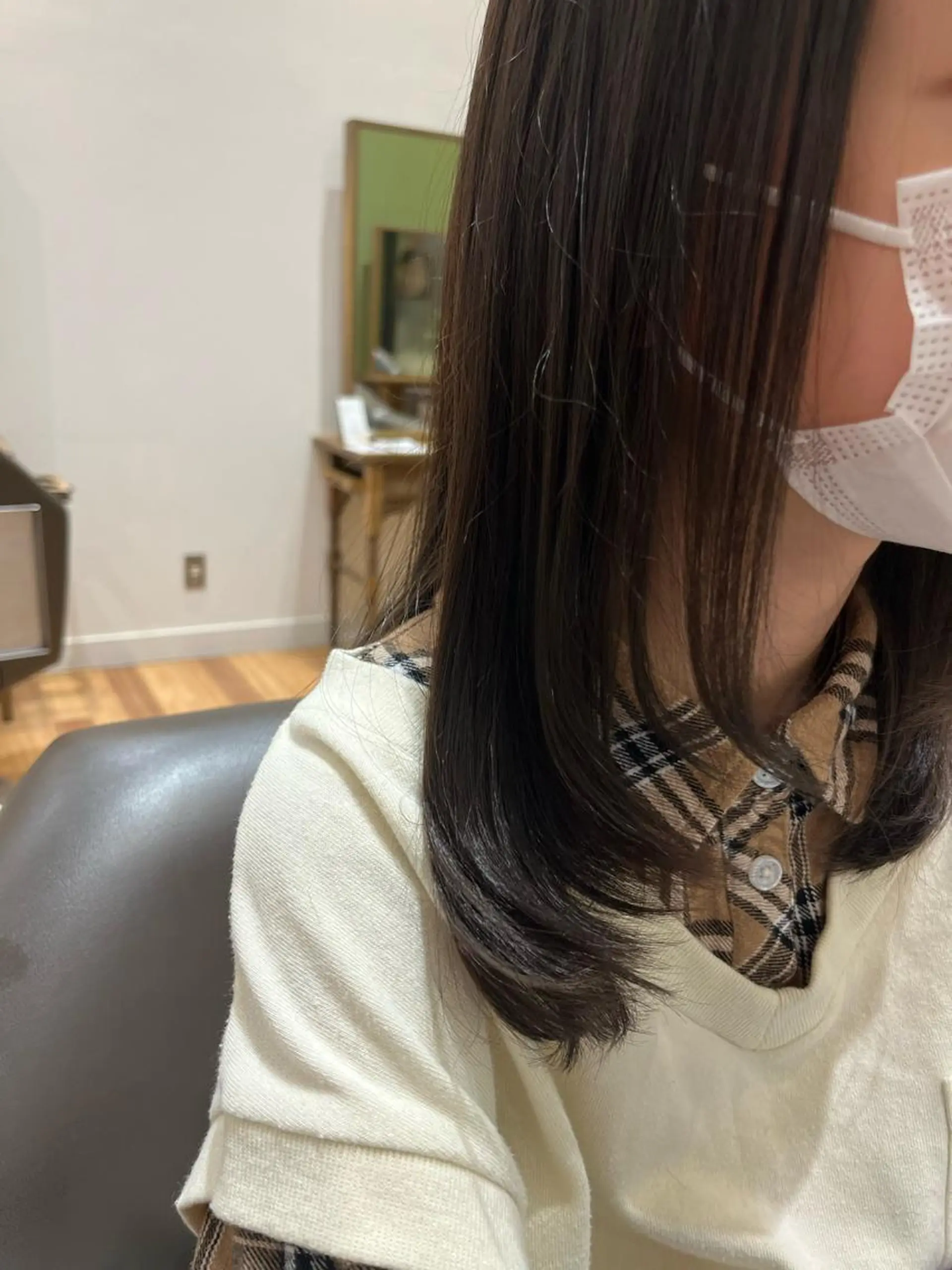 ロング ロングレイヤー レイヤーカット ロング 🎀ツヤ暖色カラー 🎀大塚ナオミのヘアスタイル