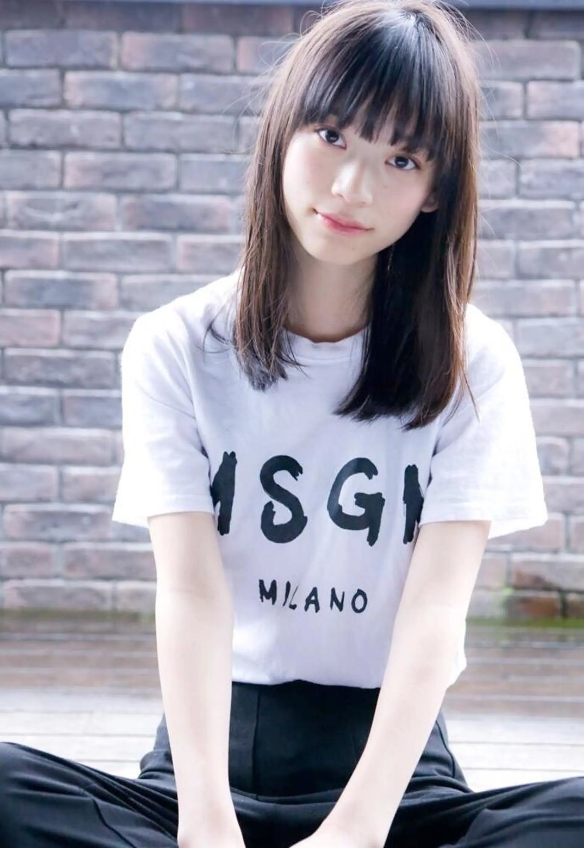 ミディアム カラー パーマ ヘアアレンジ ミニボブ/ブリーチ 🌈MISATOのヘアスタイル