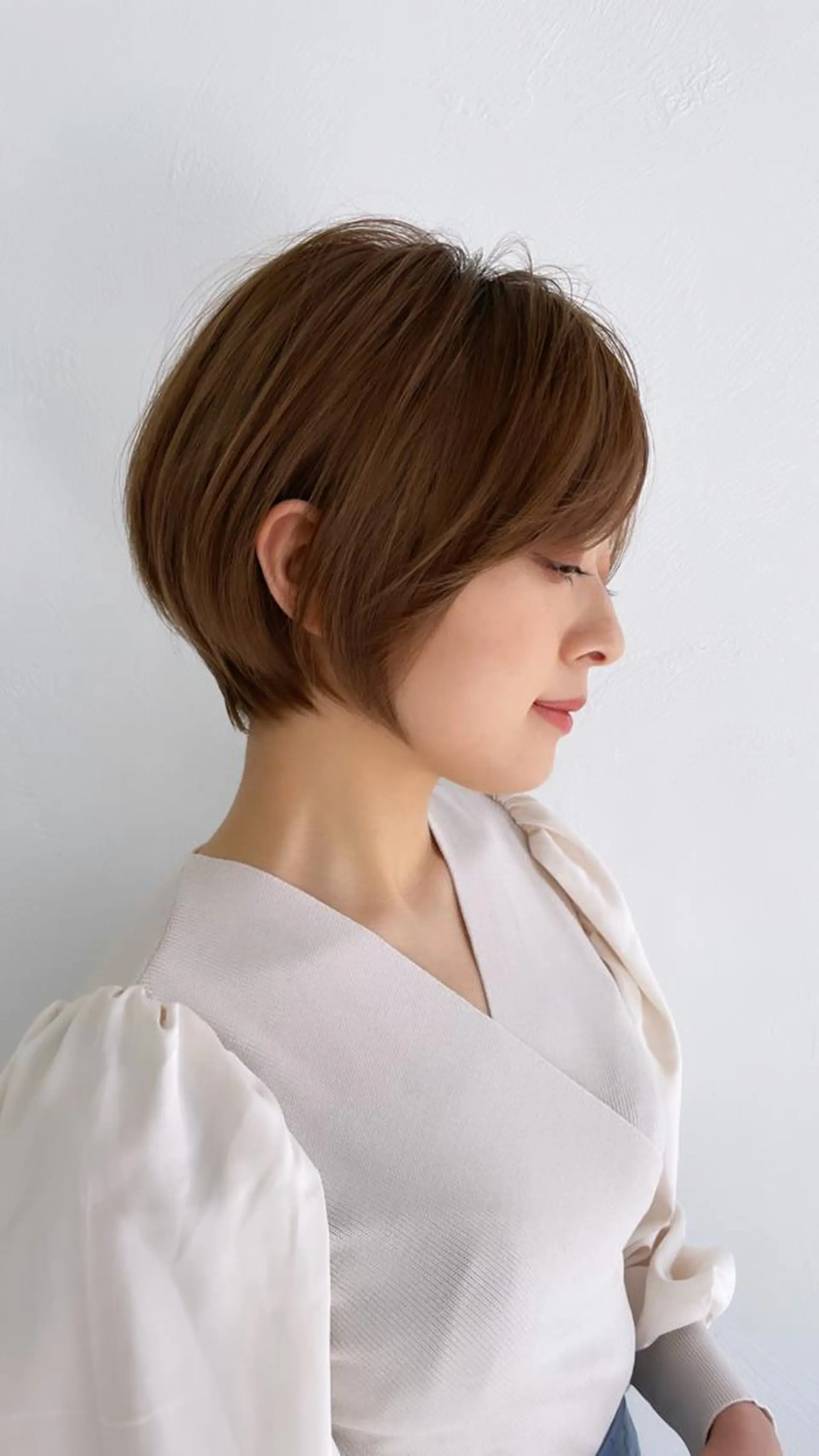 ショート ショート白髪染め無料 ／河瀬謙介のヘアスタイル