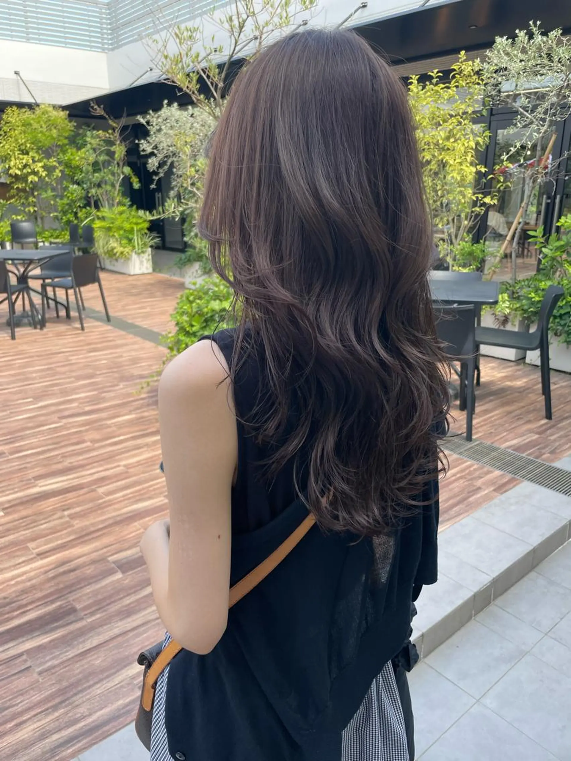 ロング カラー 透明感カラー グレージュ クドウレイ fifth渋谷のヘアスタイル