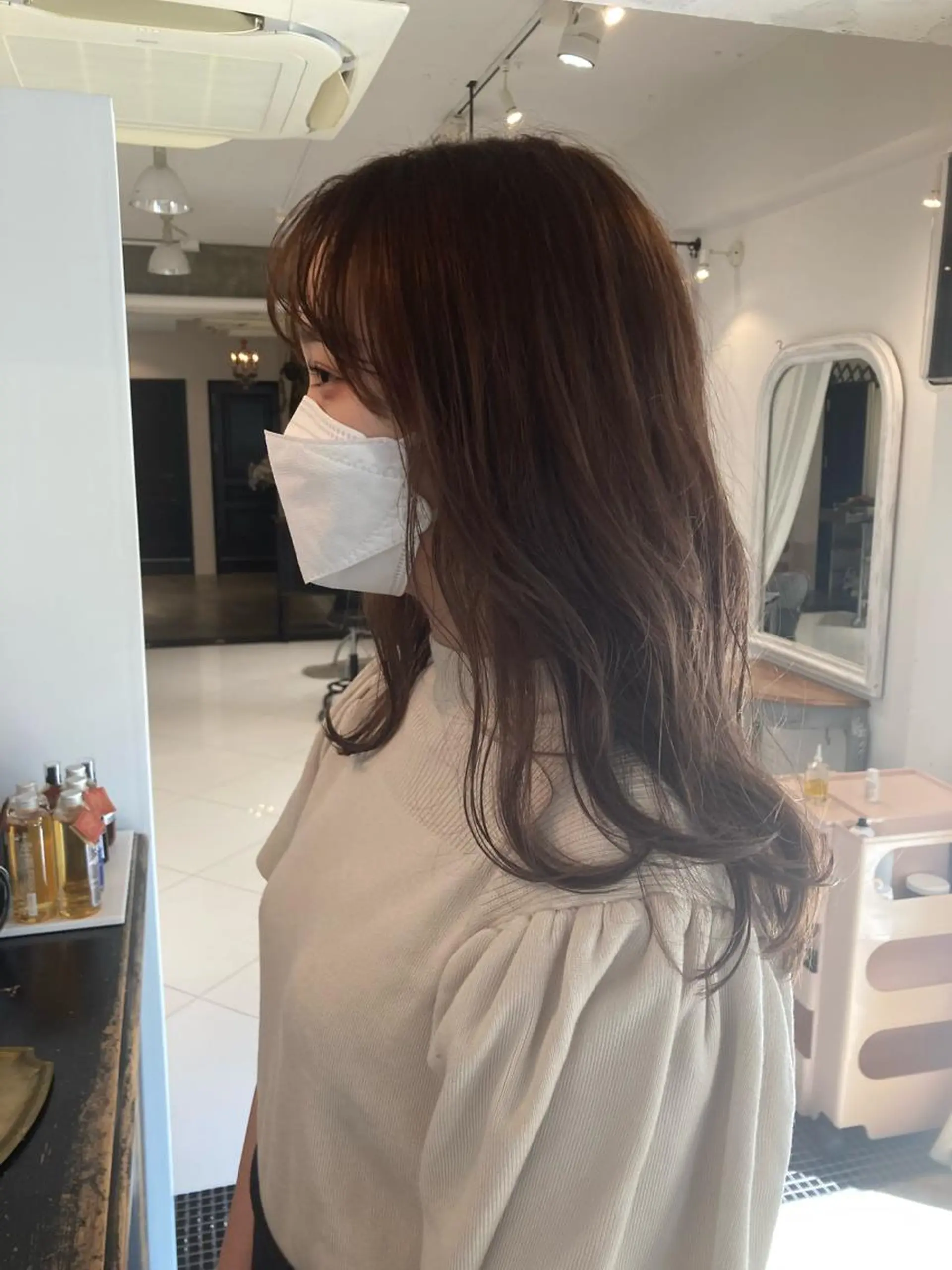 ロング カラー ブリーチ 縮毛矯正 Hair Life Design NiCO所属・カットモデル 募集中/アスカのヘアスタイル