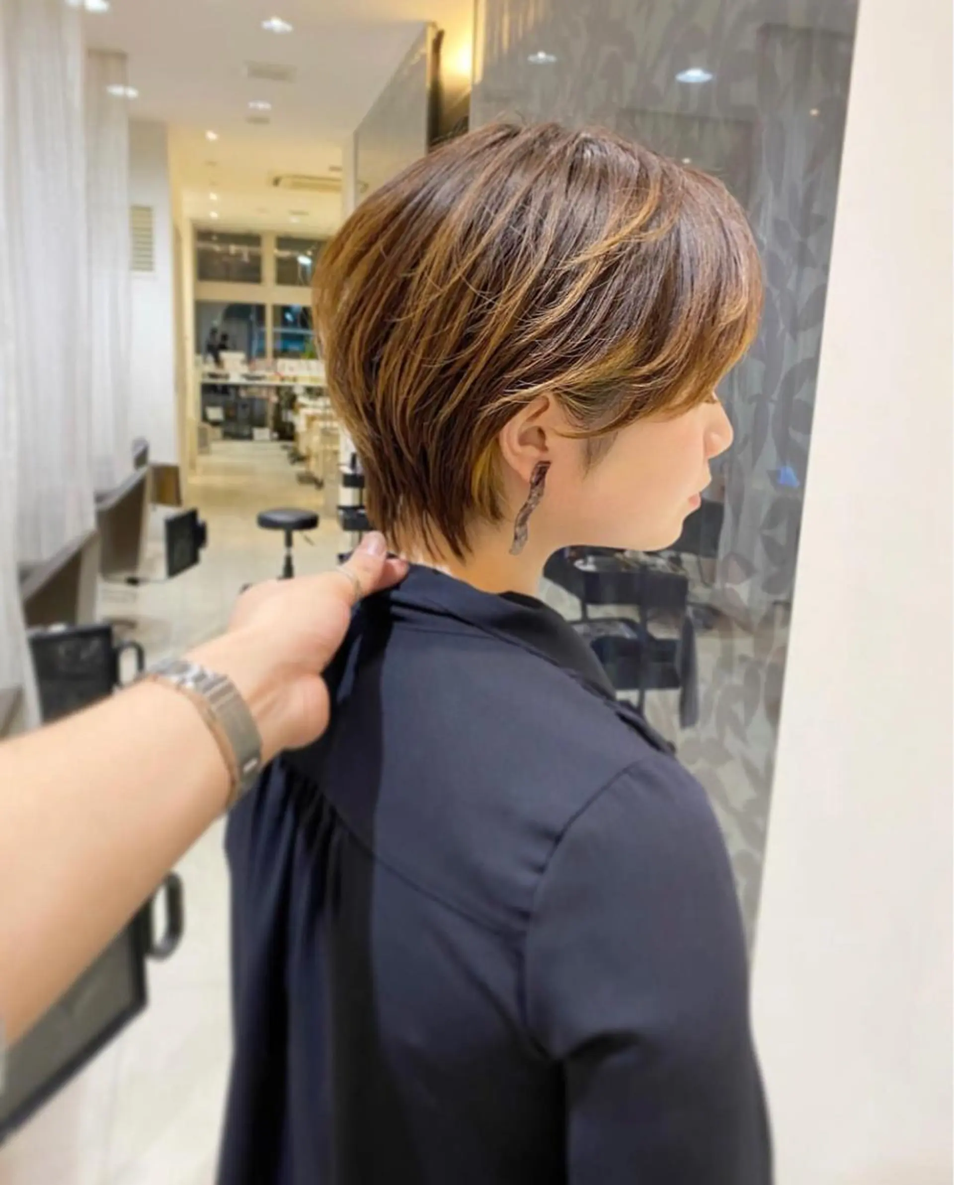 ショート カラー カット ヘアカラー le. pidorgeのヘアスタイル