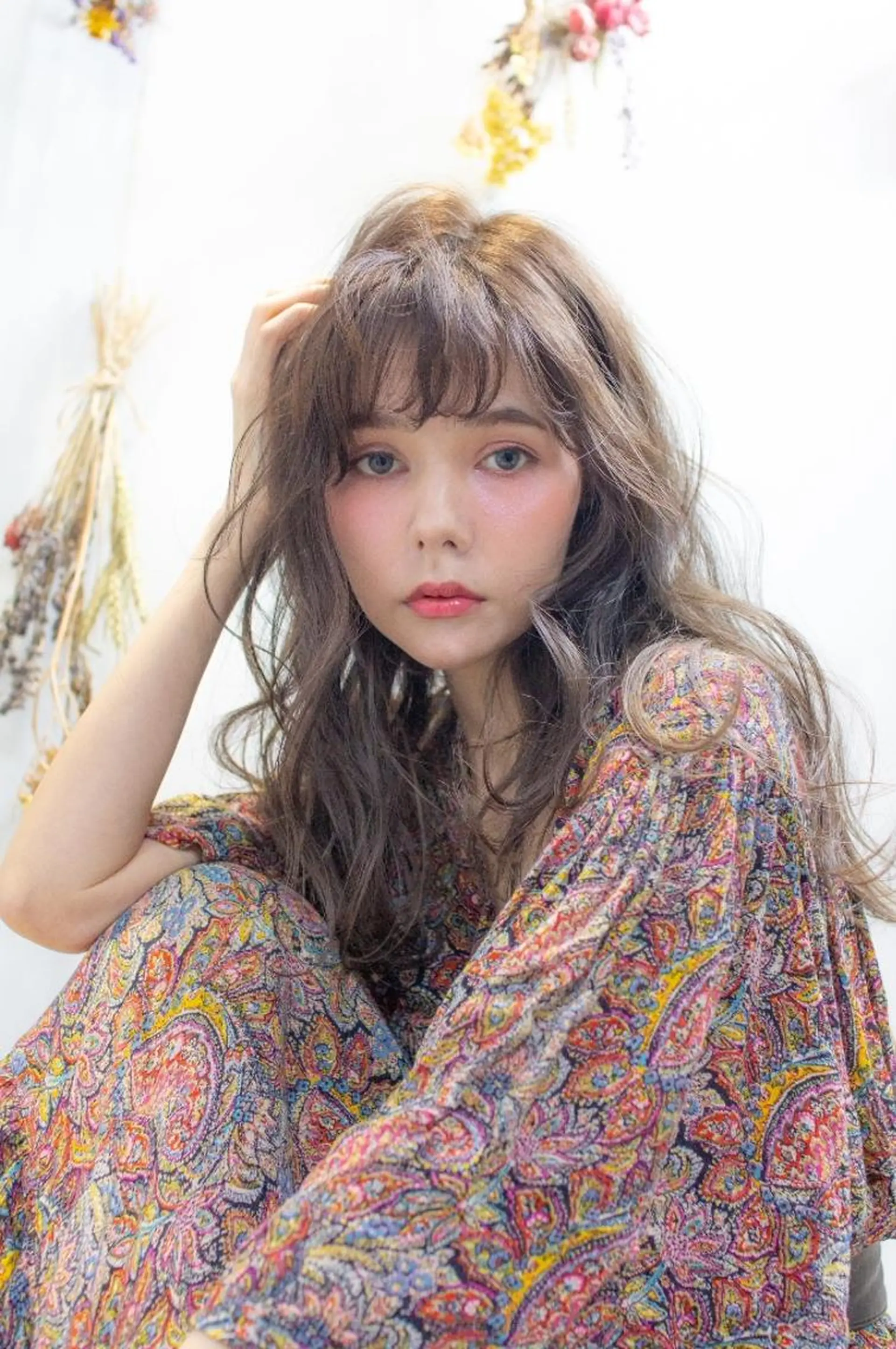 ロング Ash 店長　山下達也のヘアスタイル