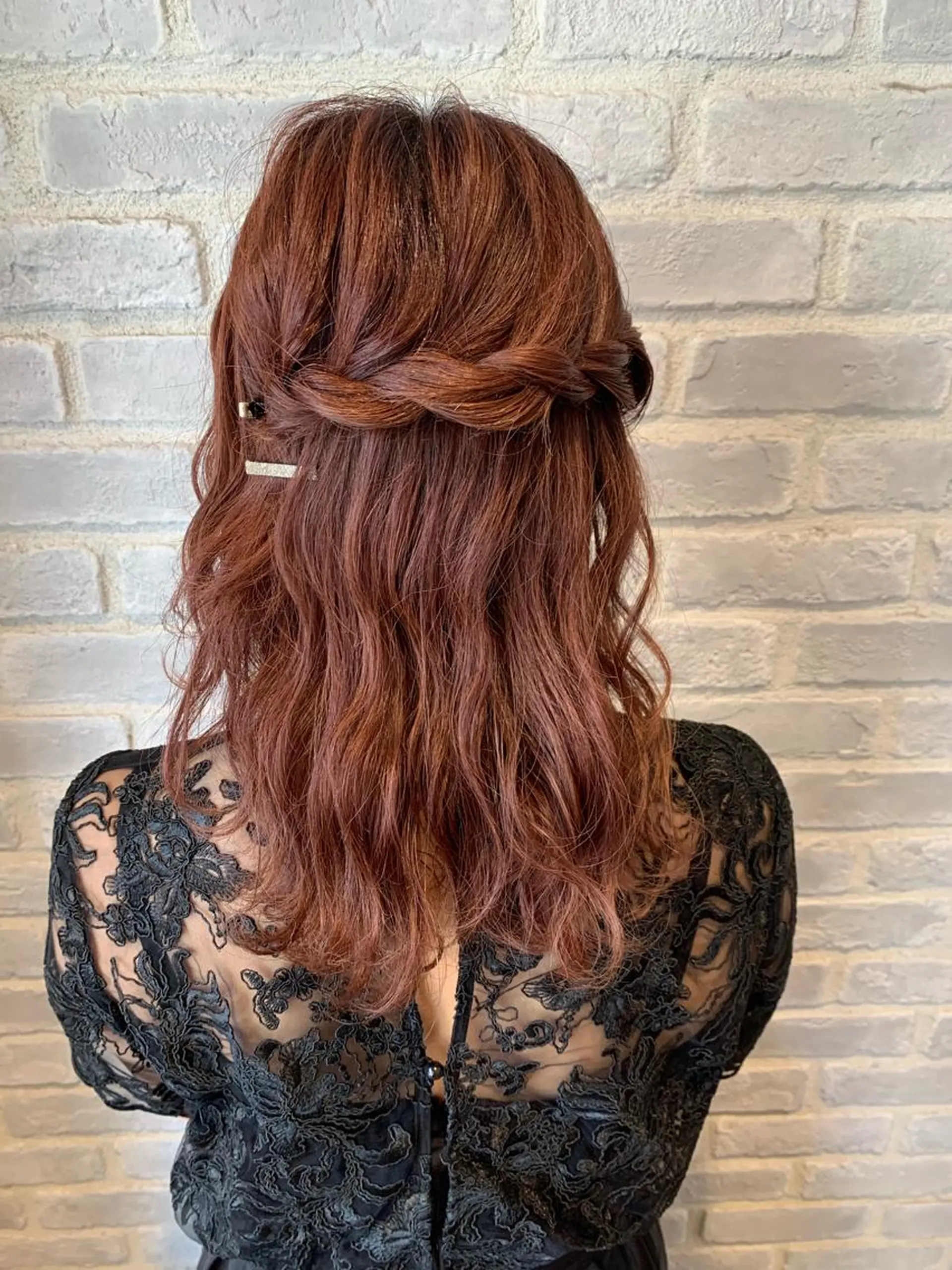 ミディアム カラー ヘアアレンジ la fith所属・rico_by ヘアとアイブロウのヘアスタイル