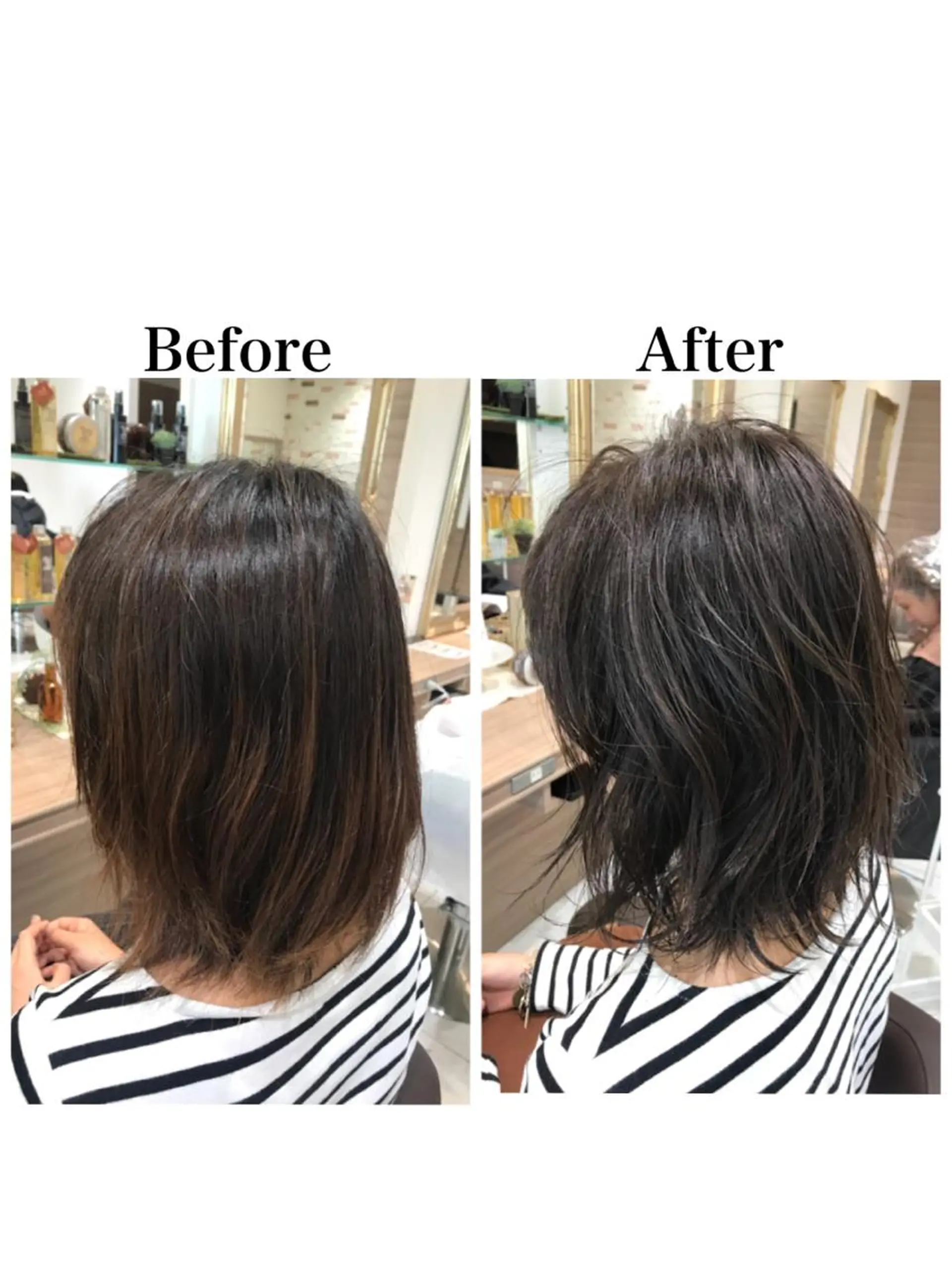 ミディアム アッシュ カット ヘアカラー 新宿 木下拓哉のヘアスタイル