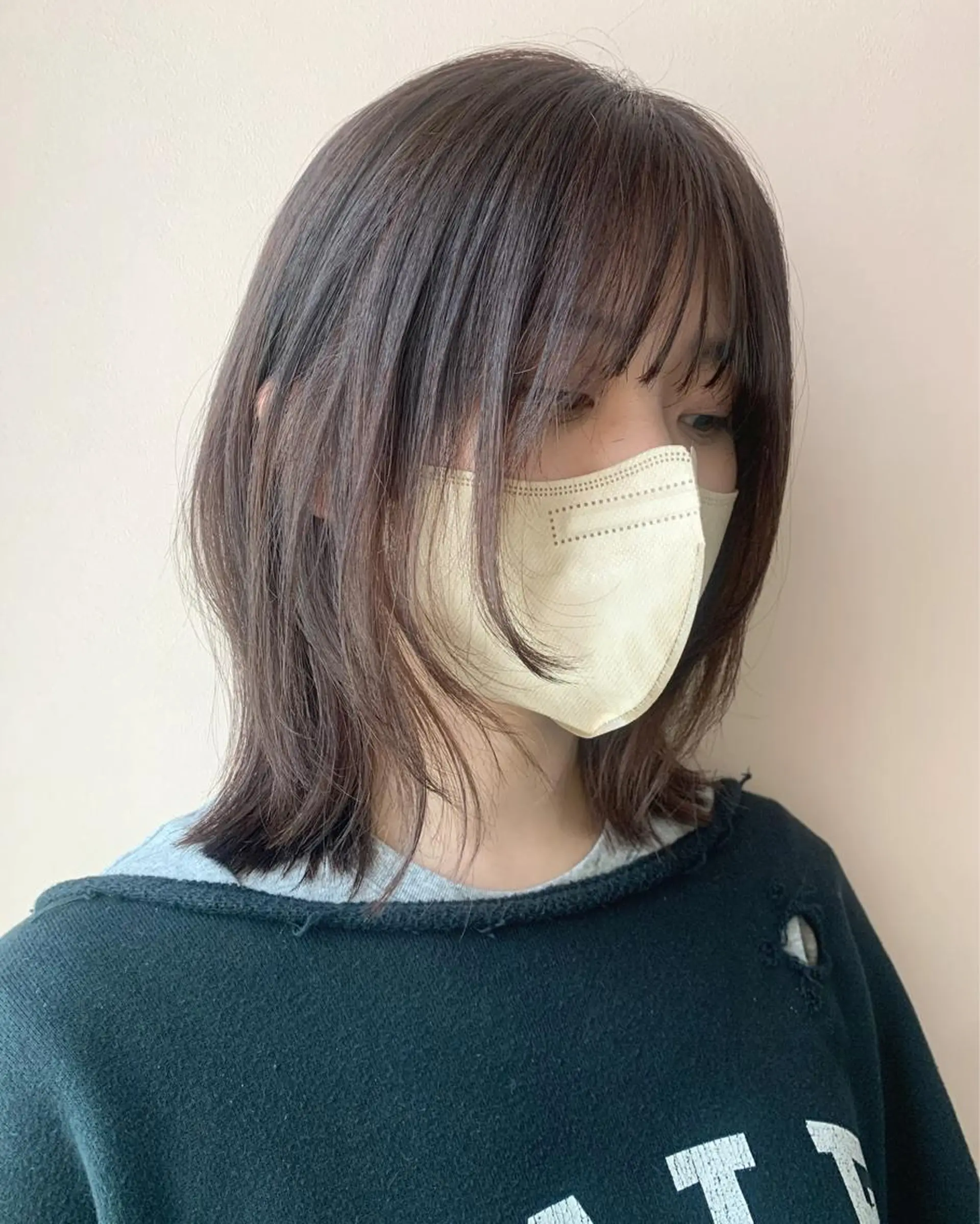 ミディアム カラー カット ヘアカラー トリートメント hub hair レイヤー/透明感のヘアスタイル