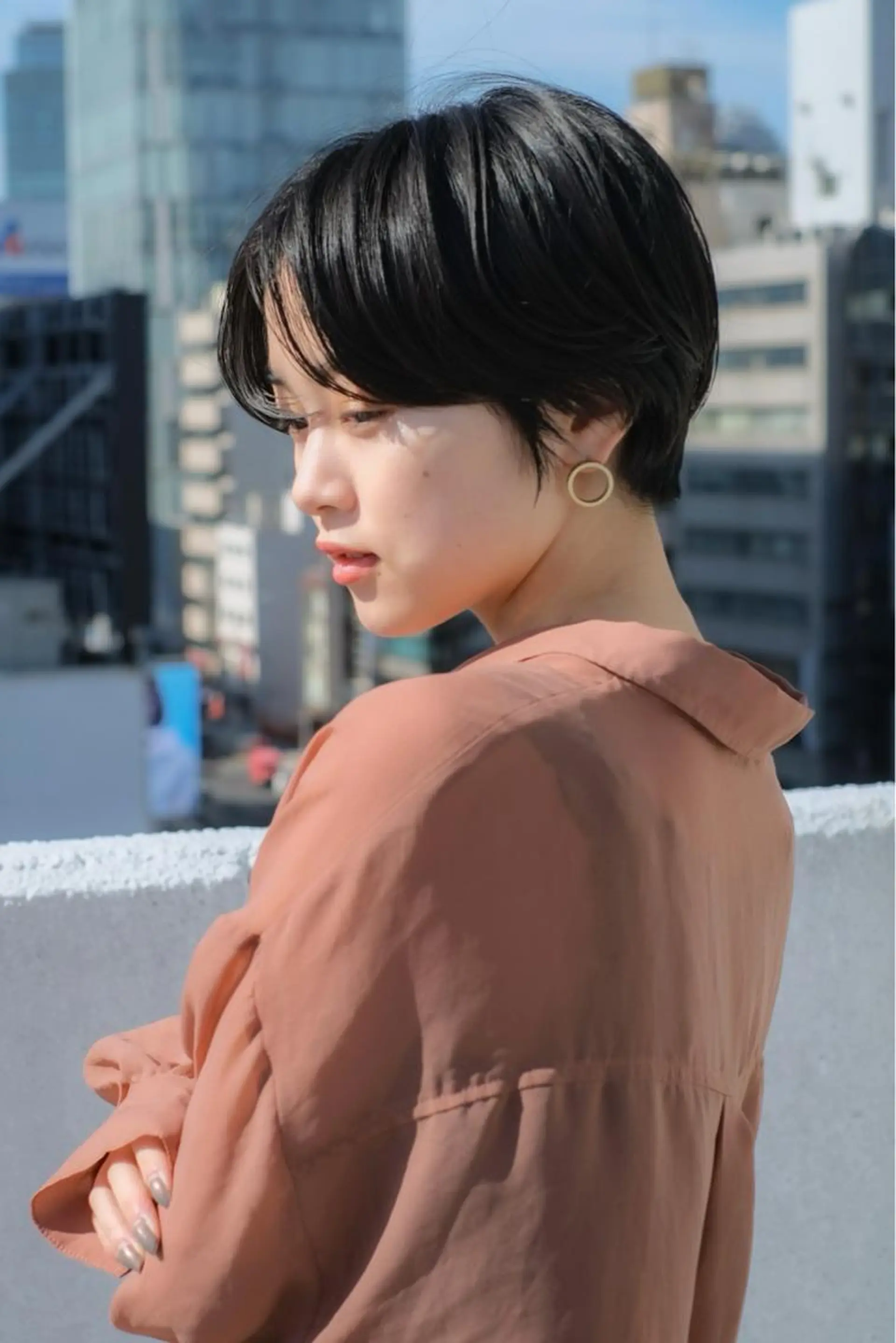 ショート パーマ 全席個室美容室 Zina 十条 髪質改善＆トリートメント所属・髪質改善&透明感 ⭐️高本裕基のヘアスタイル