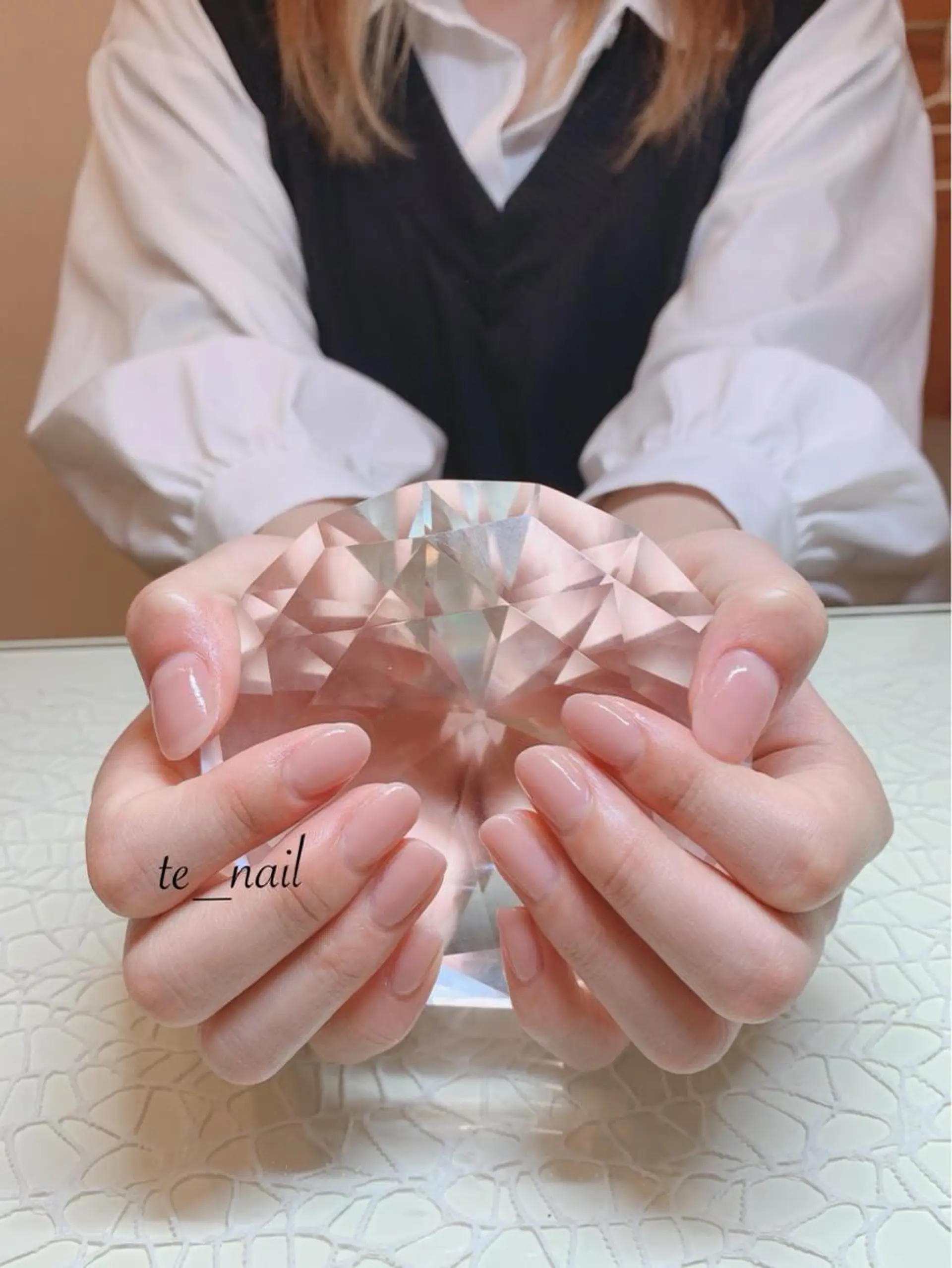 ネイル ワンカラーネイル ピンク シンプルネイル ｔe_ nailのネイルデザイン