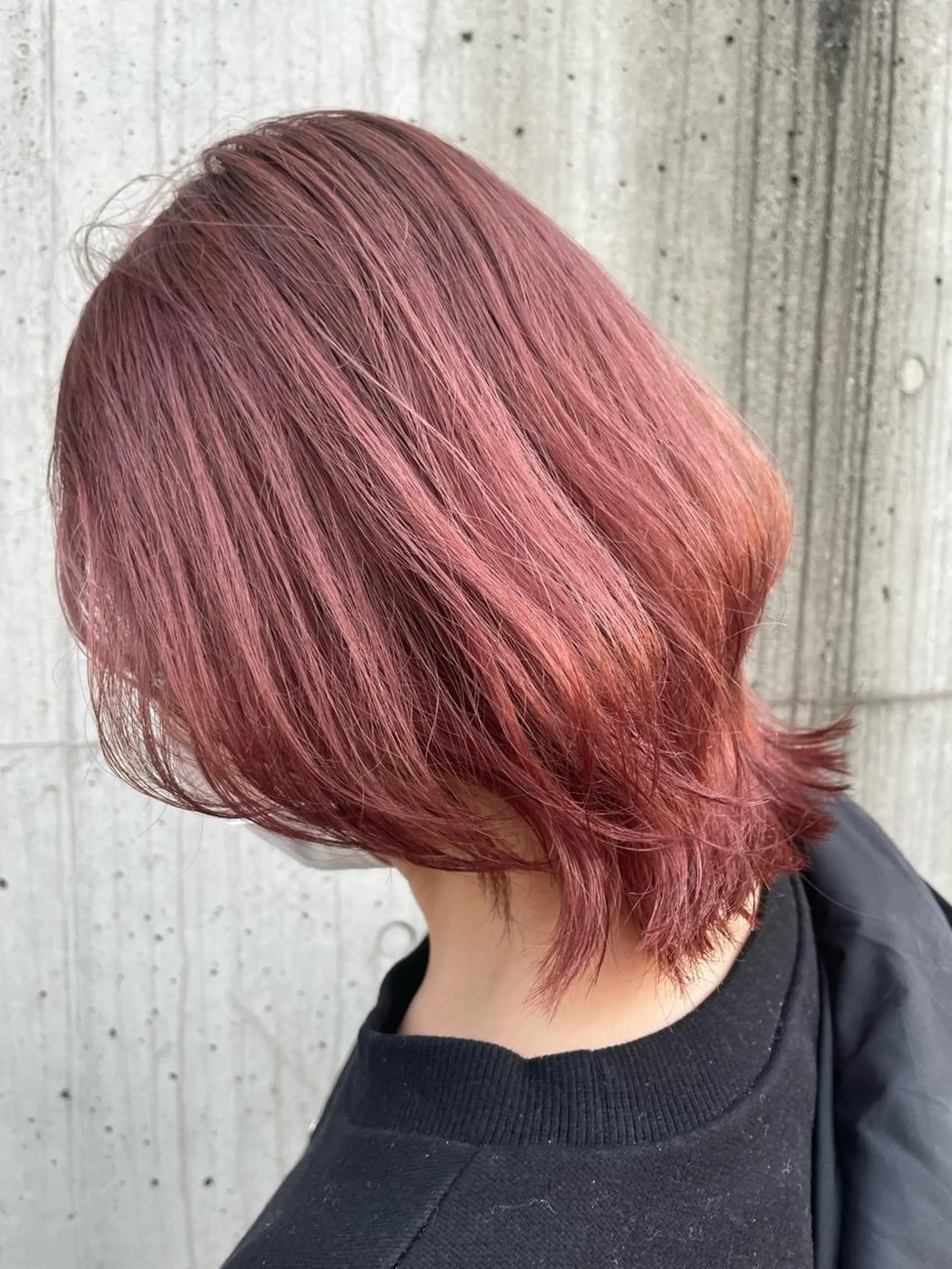 ミディアム カラー パーマ 海外レイヤー 🇺🇸/ヒナコのヘアスタイル