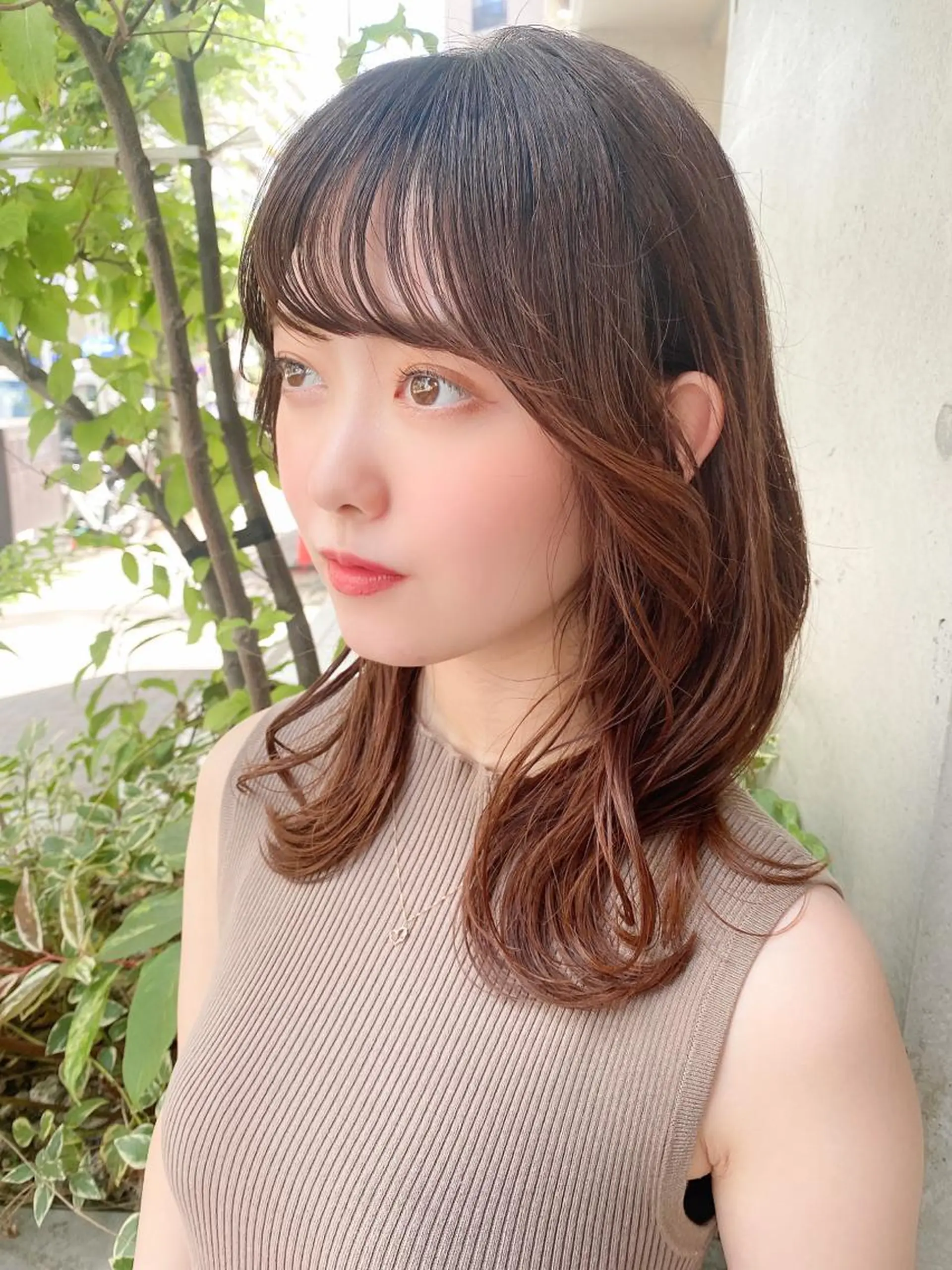 セミロング Aujuaソムリエ/ HARUNO/艶髪のヘアスタイル