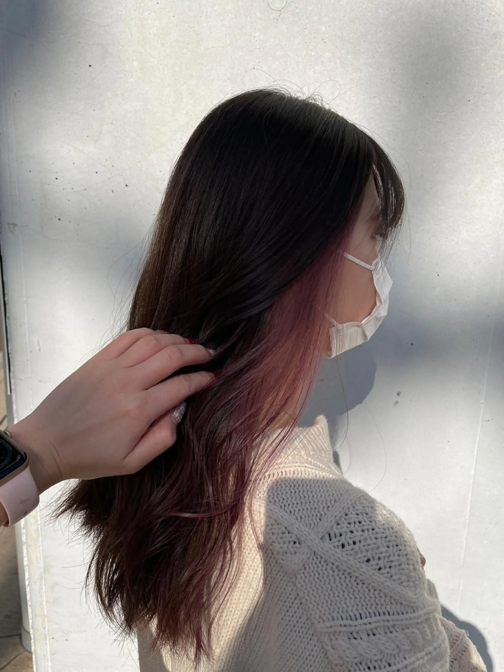 セミロング 透明感カラー/ 韓国風🌿RIKOのヘアスタイル
