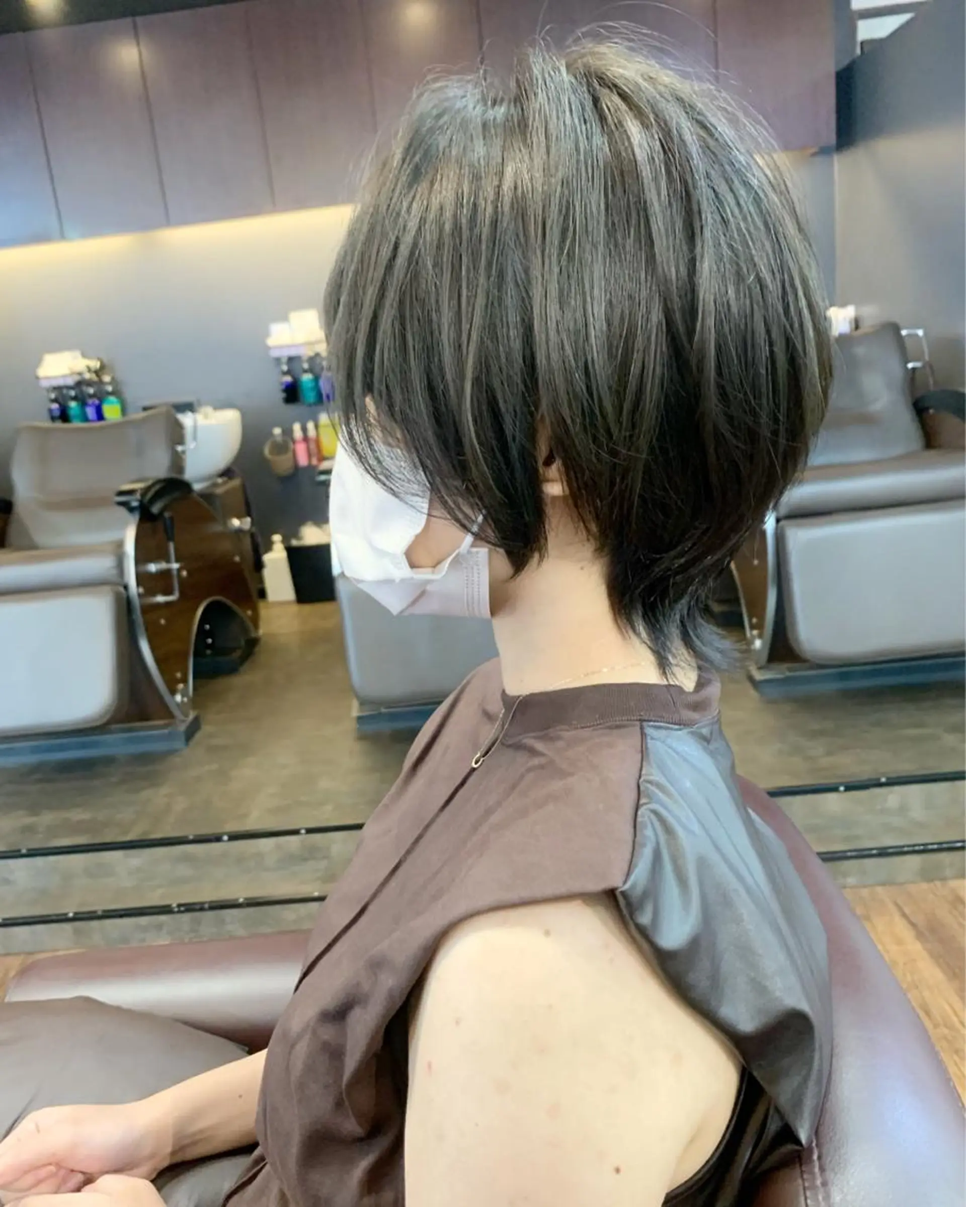 ショート 縮毛矯正/ショート/ レイヤー/畑中正敏のヘアスタイル