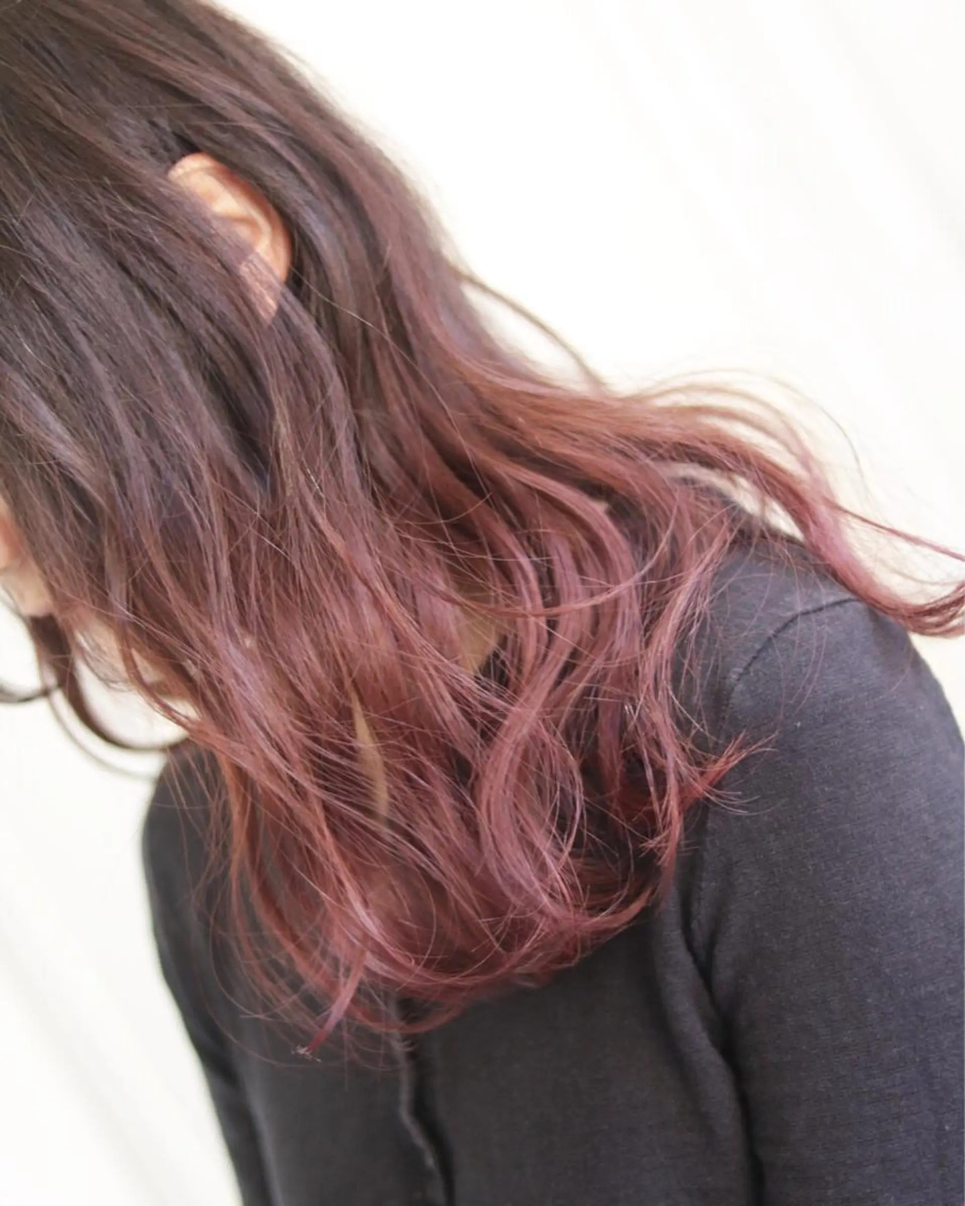 ミディアム カラー パーマ ヘアアレンジ ベージュカラー ピンクカラー ピンクベージュ 新宿.全国4位美髪師 taka髪質改善のヘアスタイル