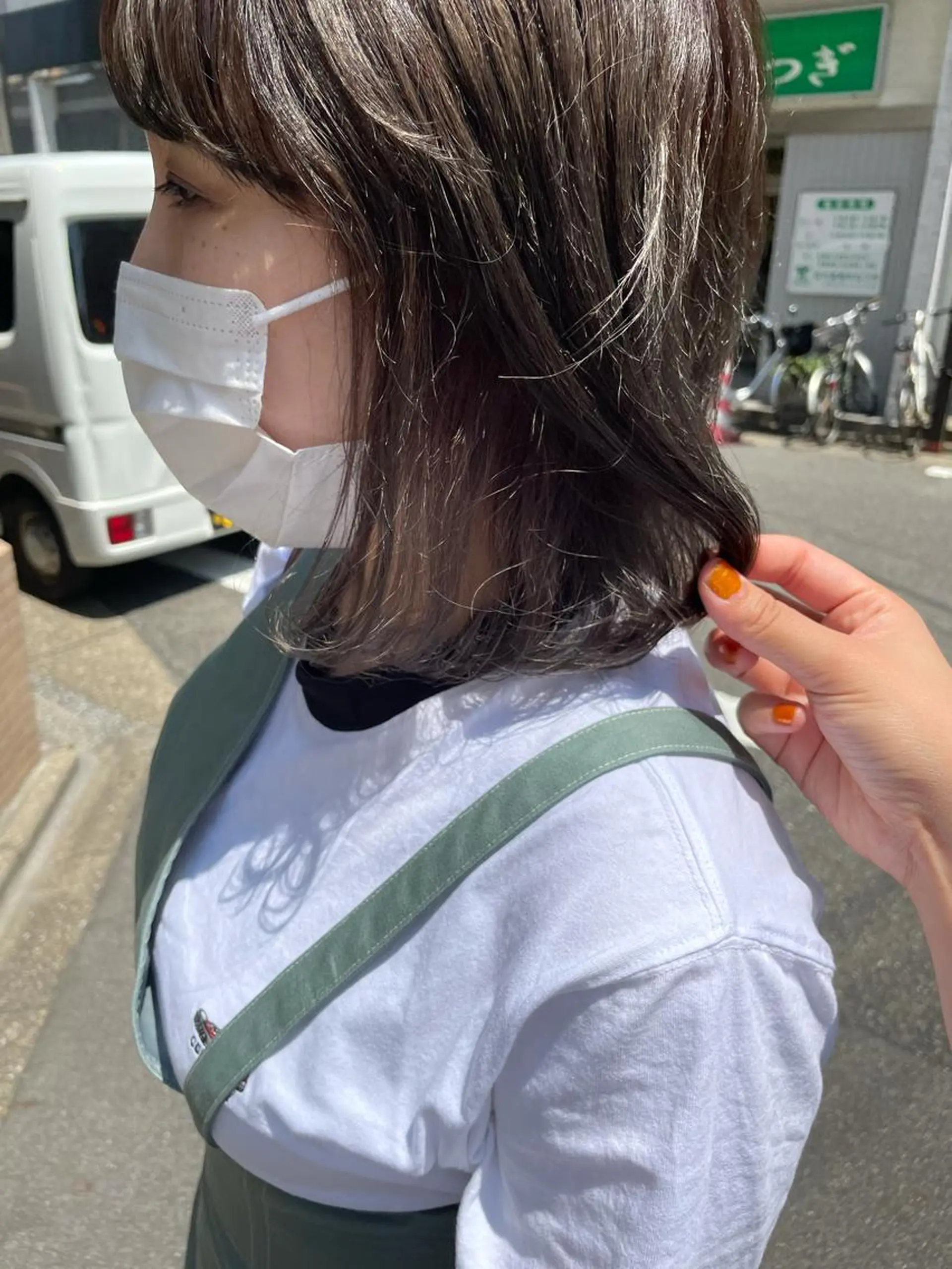 ミディアム カラー 高橋 みく/ minim 暖色のヘアスタイル