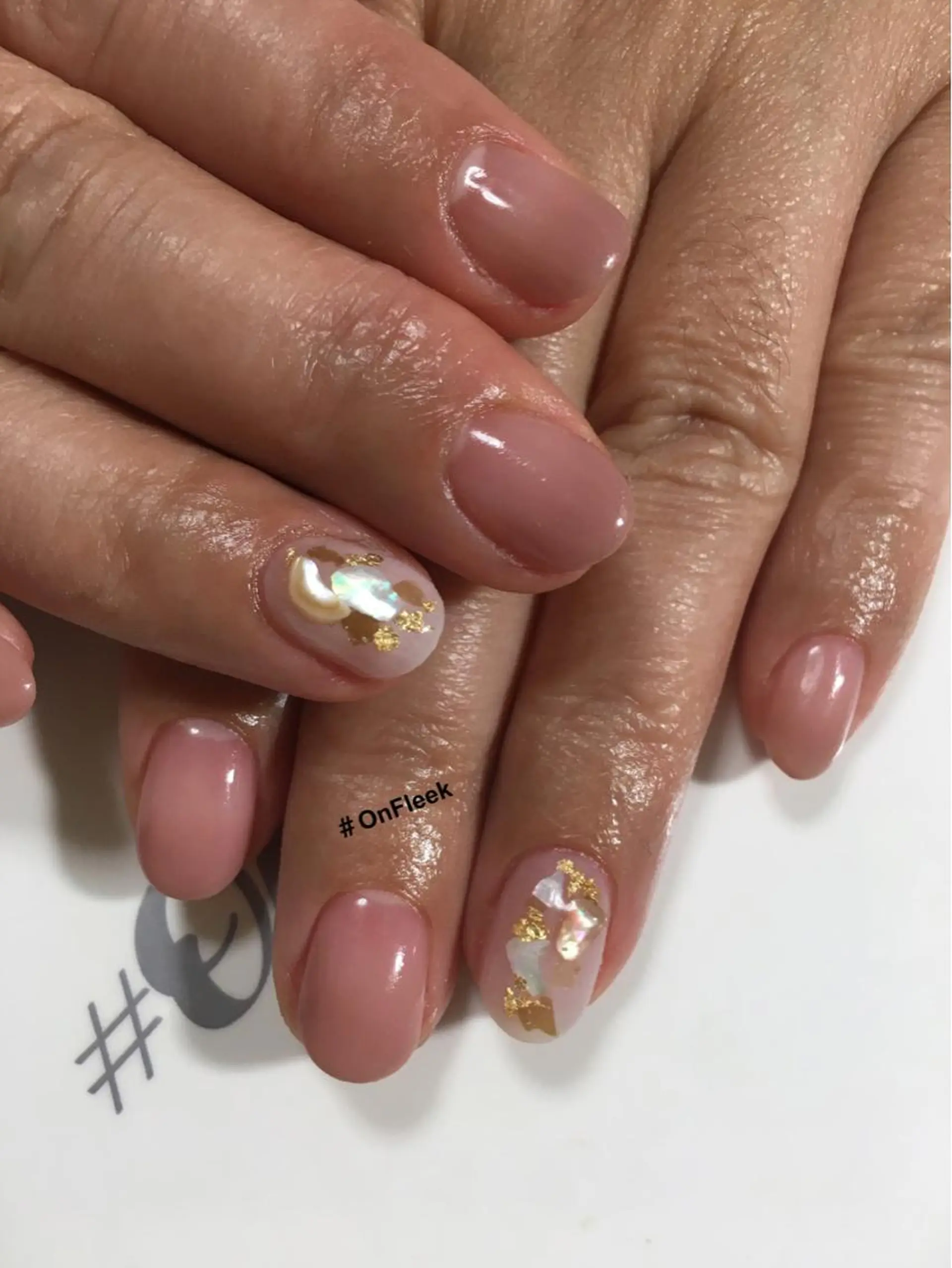 ネイル ハンドネイル NailSalon ＃OnFleekのネイルデザイン