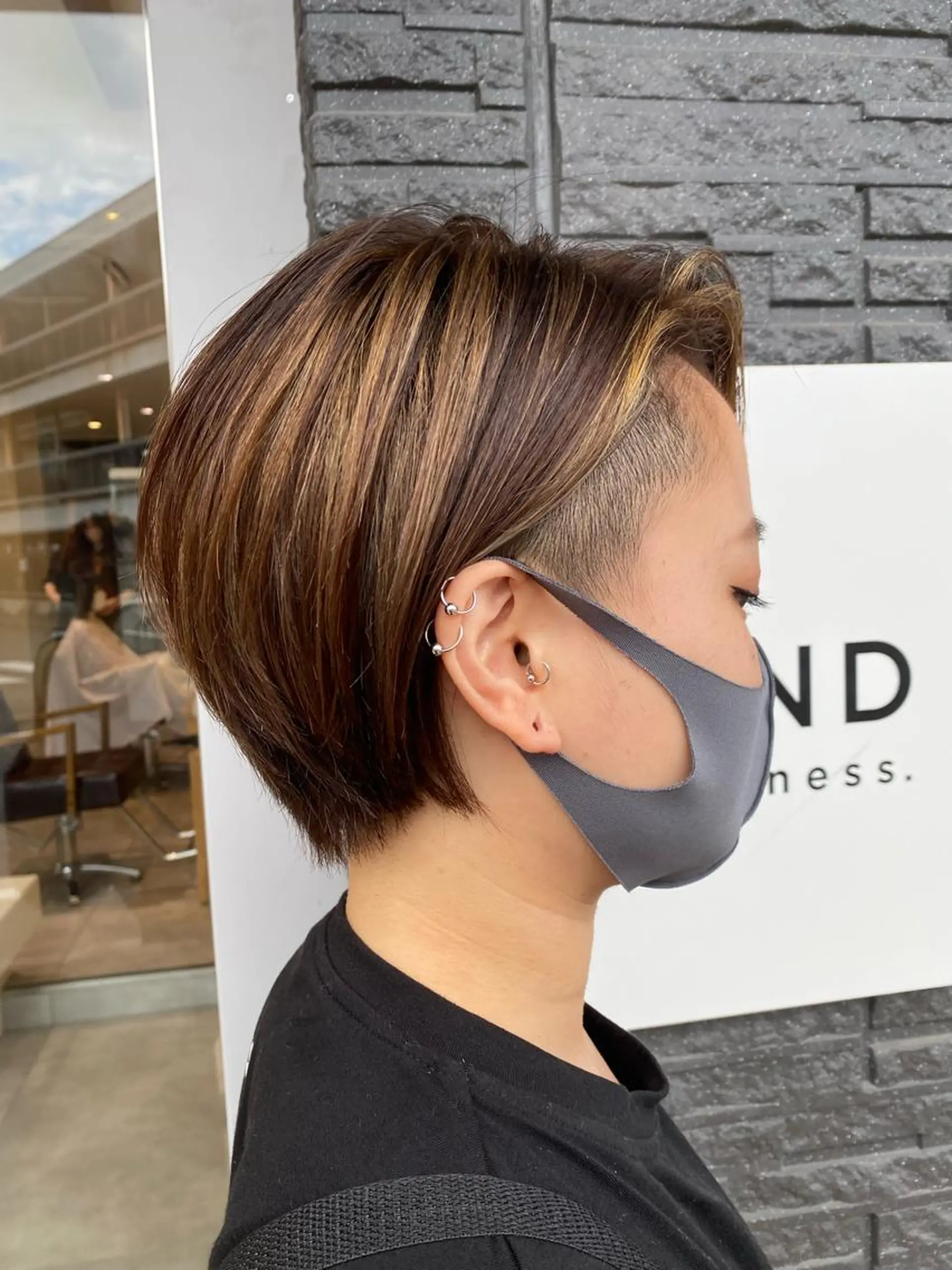 ショート カラー カット ヘアカラー トリートメント BLENDby happiness所属・KAORU/絹髪 /髪質改善/奈良のヘアスタイル