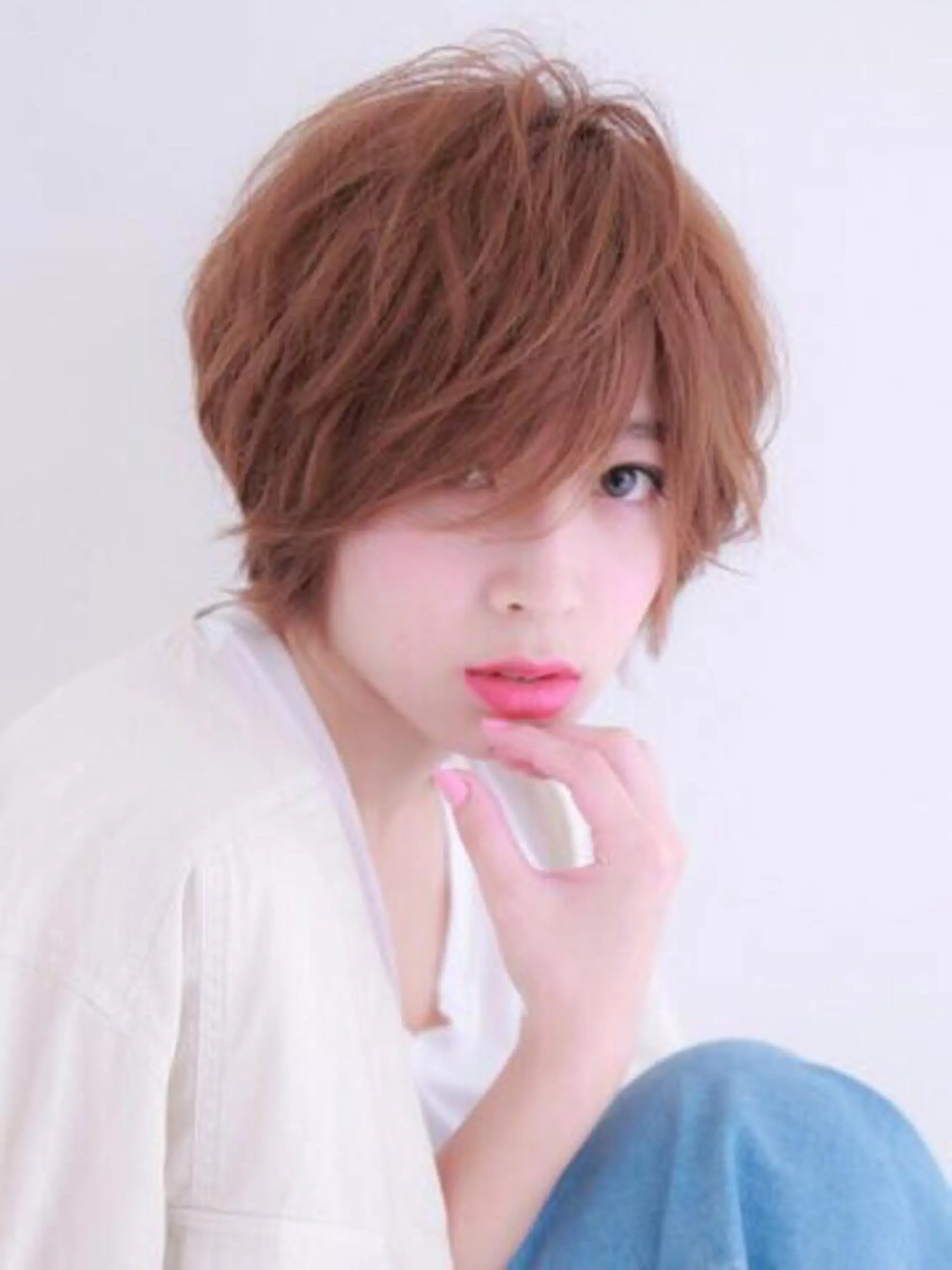 ショート ショートヘア 岸川 恭子のヘアスタイル