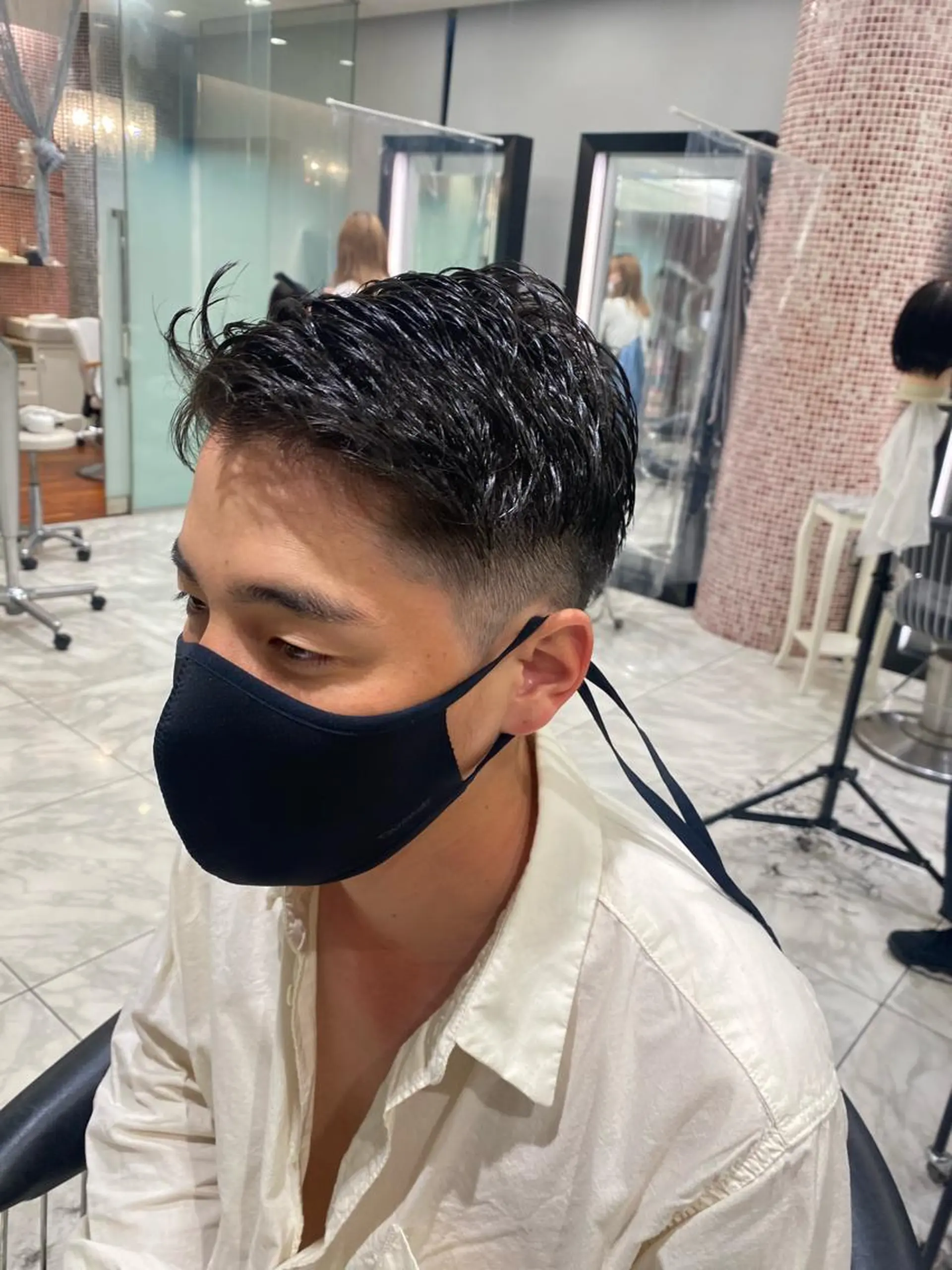 ショート メンズ 刈り上げ ❤️パーマ美容師✂︎ 井口美緒のヘアスタイル