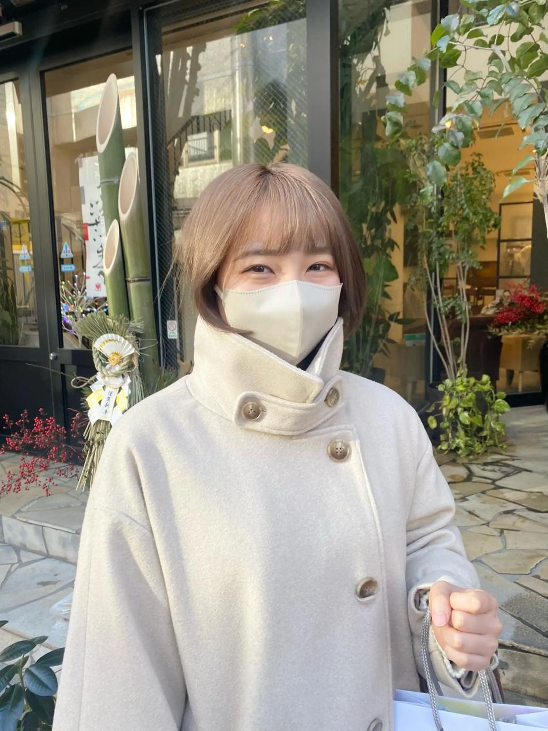 ショート COCOLOeAST所属・yumeno🫧 ハイトーン/ボブ🕊のヘアスタイル