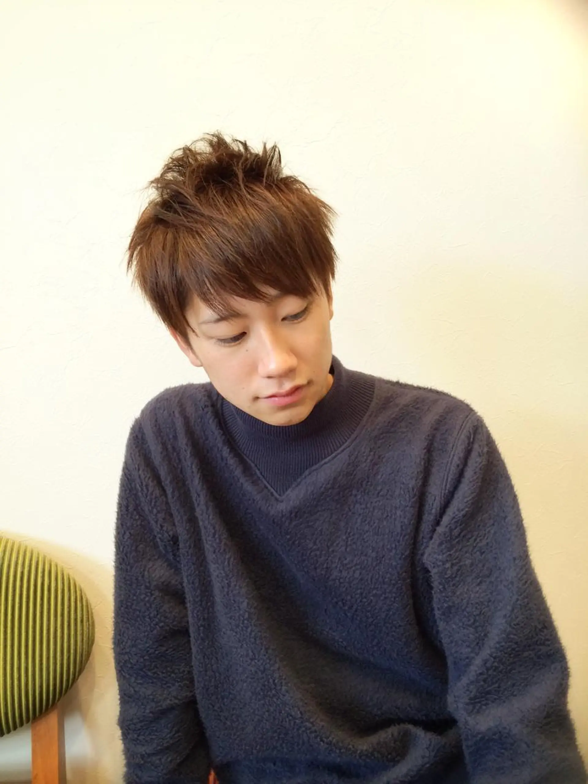 ショート カラー メンズ カッサスパ はなのなのヘアスタイル